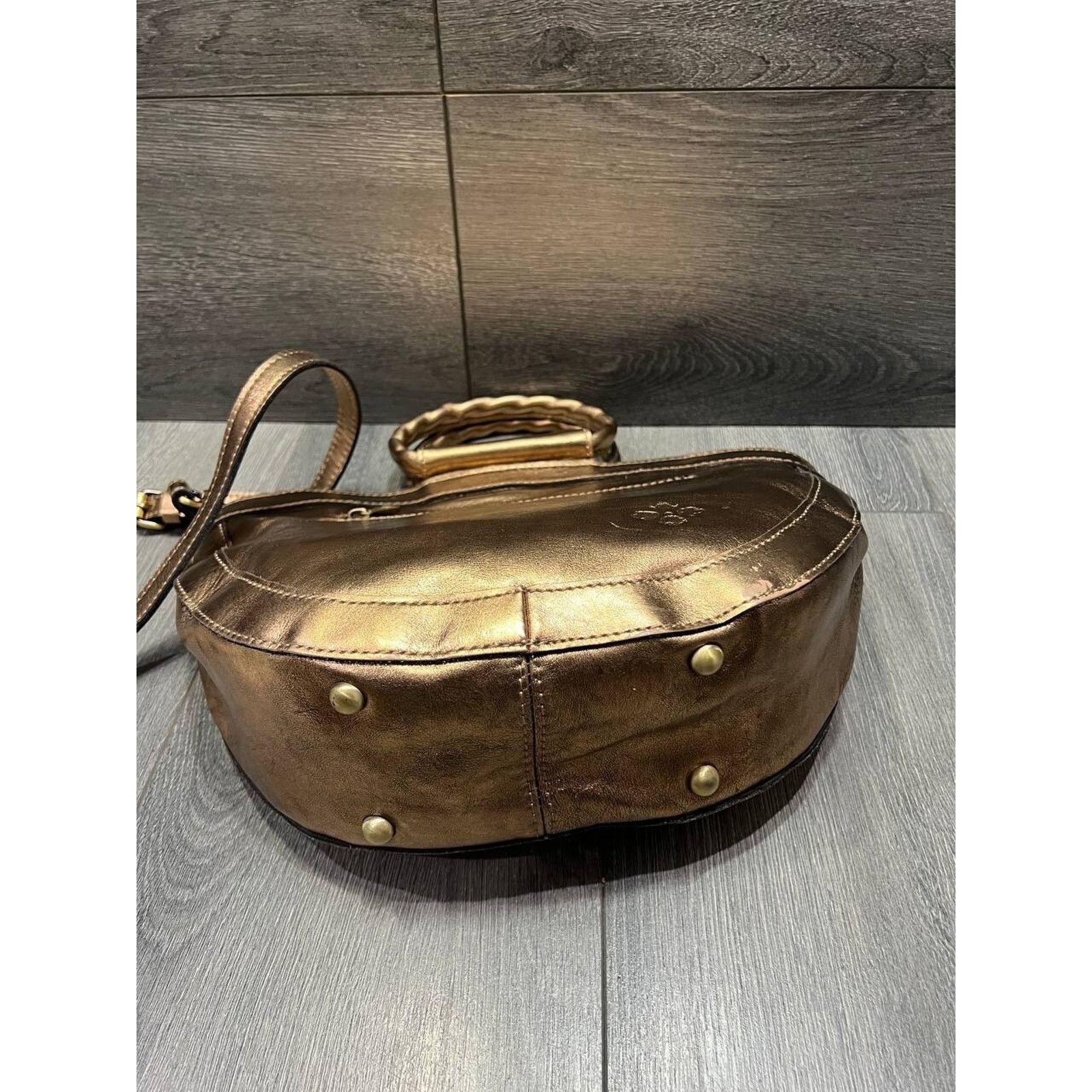 Patricia Nash Patricia Nash Woven Leather Ossi Top Handle Satchel A628968 Size ONE SIZE - 6 Thumbnail