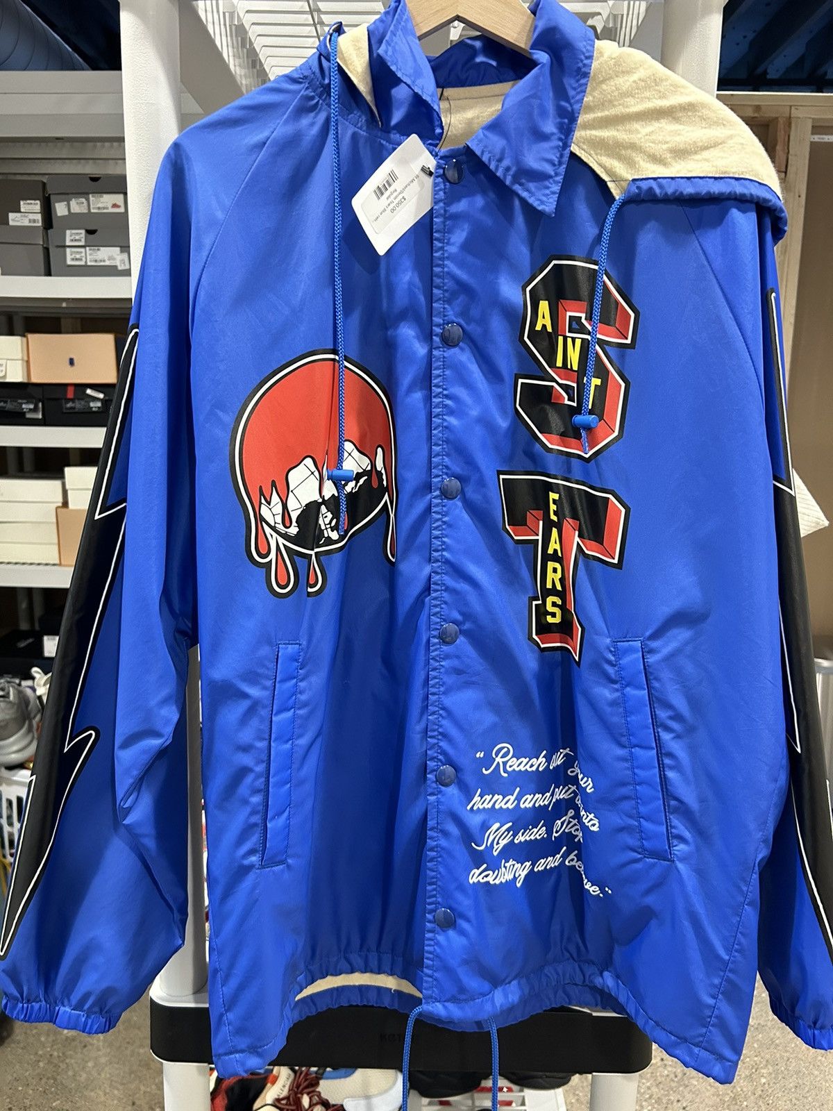 Saint Michael Saint Michael denim tear wind breaker Size US L / EU 52-54 / 3 - 1 Thumbnail