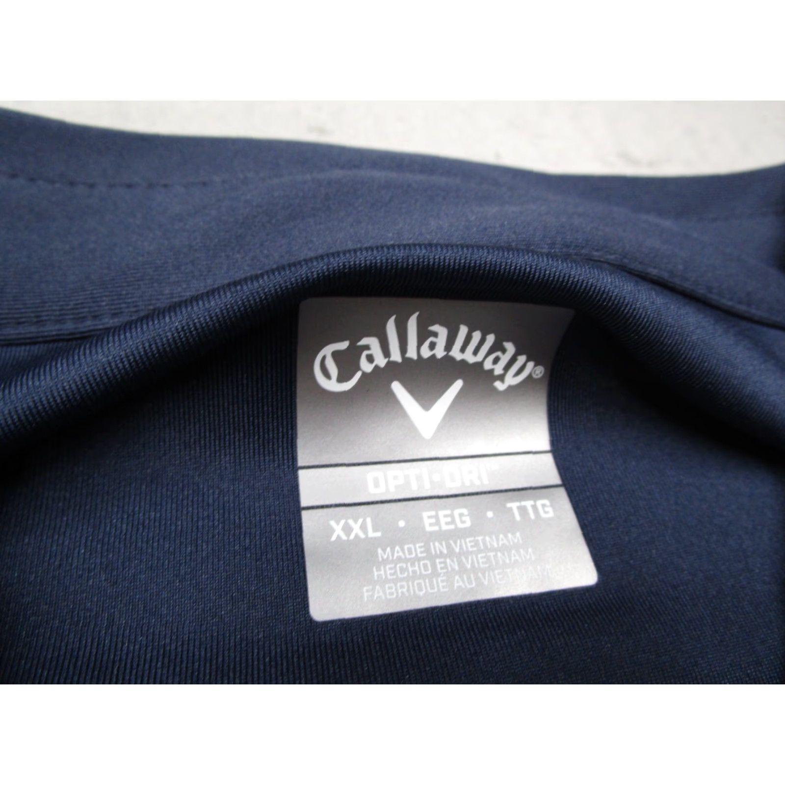 Callaway Callaway Polo Shirt Mens 2XL White Opti Dri Wicking Performance Travel Golf Size US XXL / EU 58 / 5 - 3 Thumbnail