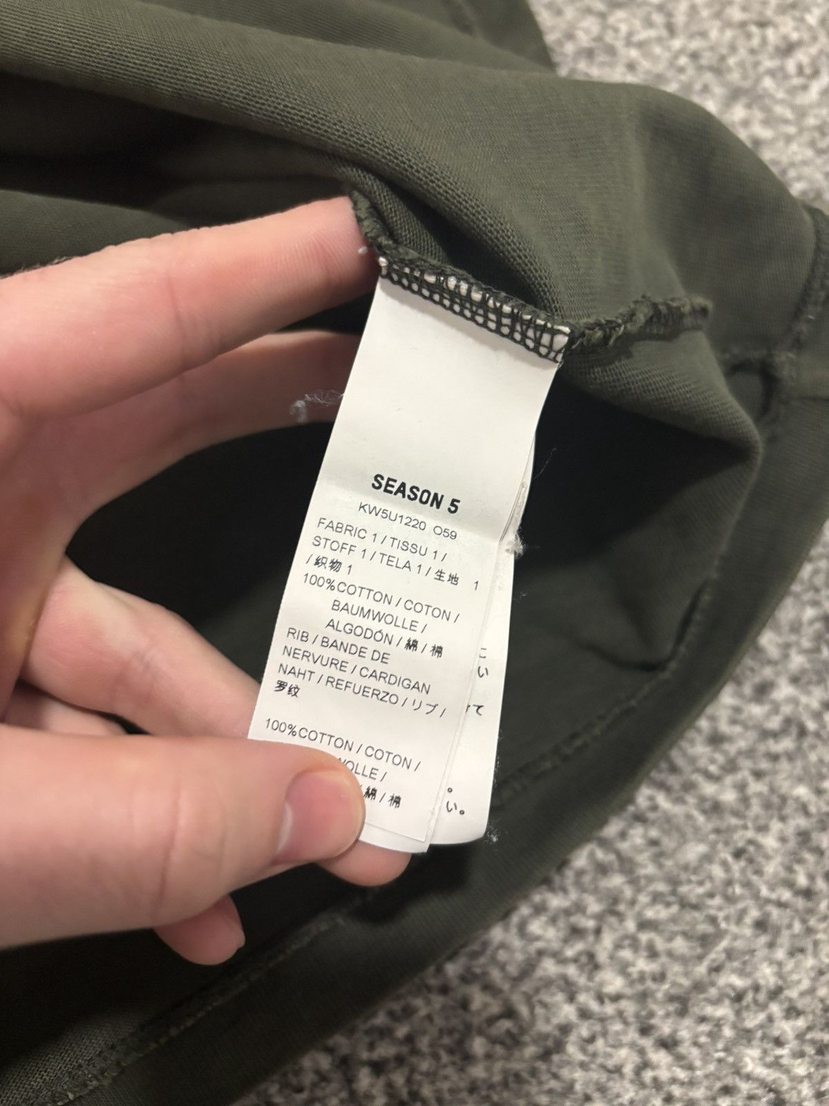 Kanye West Yeezy Season 5 Cali Sport Heavy Oversized Tee Size US M / EU 48-50 / 2 - 6 Thumbnail