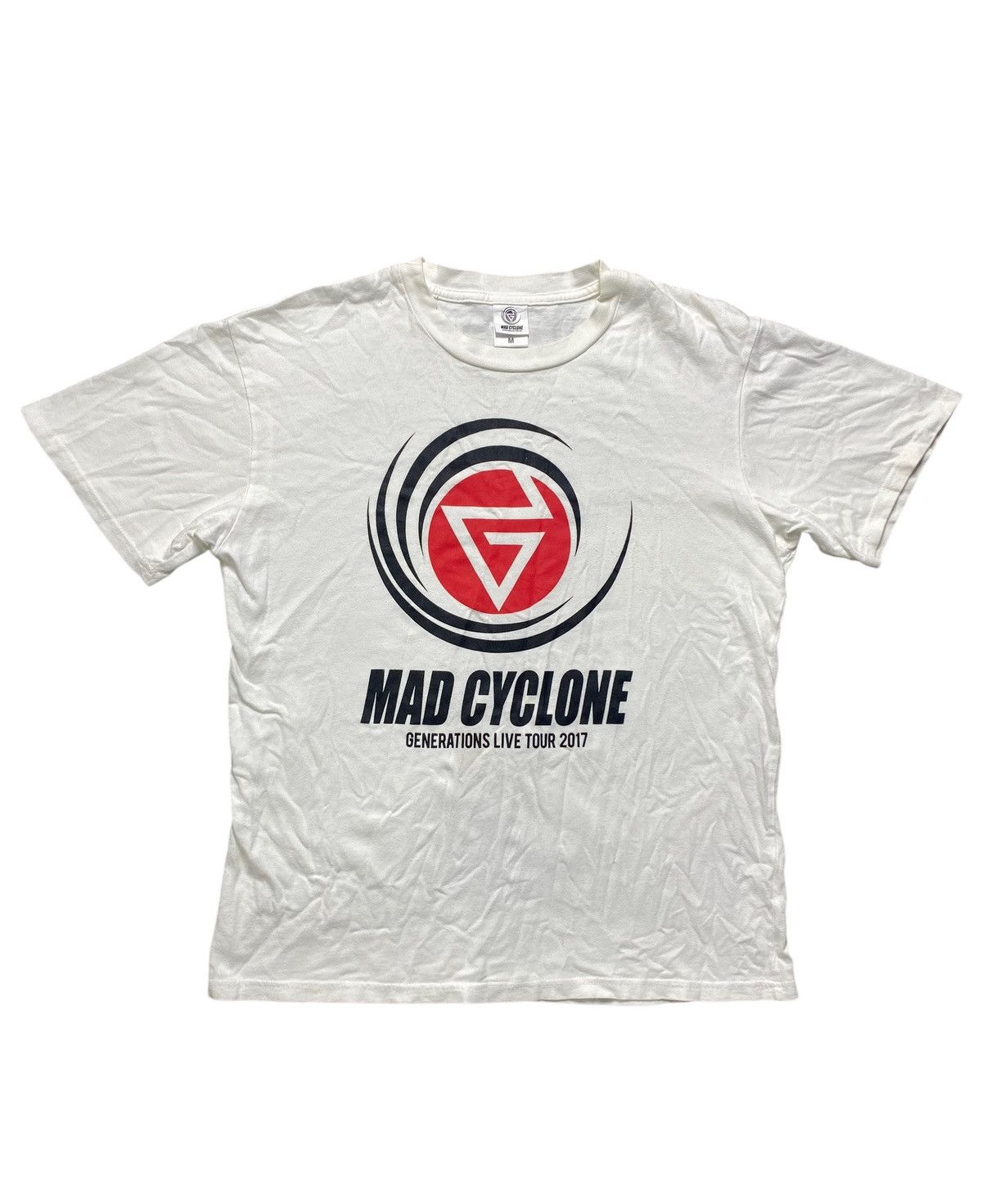 Japanese Brand VINTAGE JAPANESE BRAND BAND TEE MAD CYCLONE LIVE TOUR 2017 Size US M / EU 48-50 / 2 - 1 Thumbnail