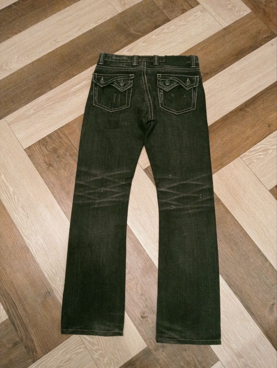 If Six Was Nine TRIM JAPAN DISTRESSED JEANS Size US 30 / EU 46 - 7 Thumbnail