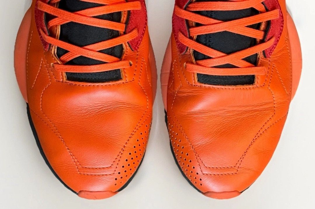 Adidas × Yohji Yamamoto Y-3 x ADIDAS⚡️"Kaiwa" Men size 12 Icon Orange leather sneaker Size US 12 / EU 45 - 6 Thumbnail