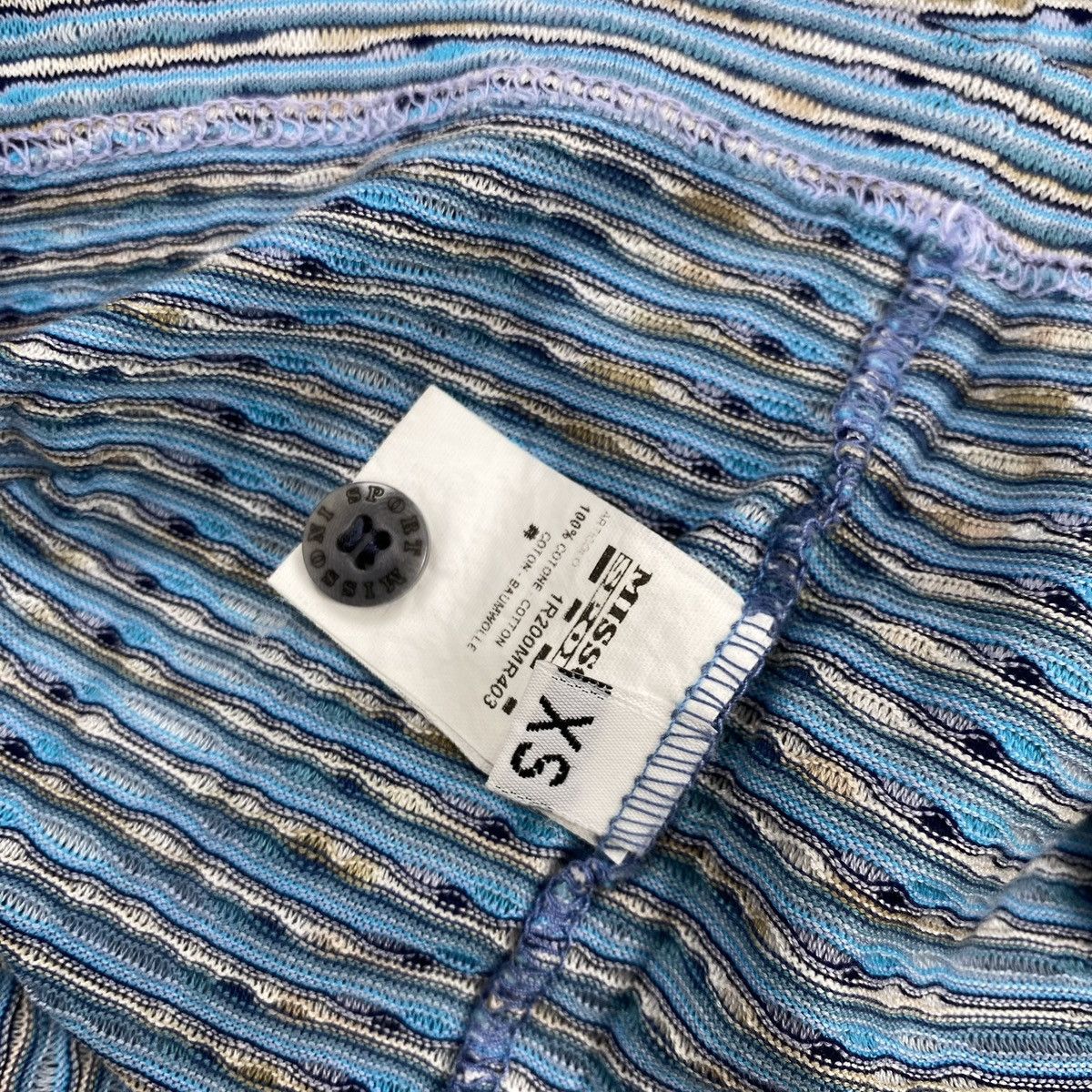 Missoni Vintage Missoni Sport Italy 3D Cable Polo Shirt Coogi Size US S / EU 44-46 / 1 - 7 Thumbnail