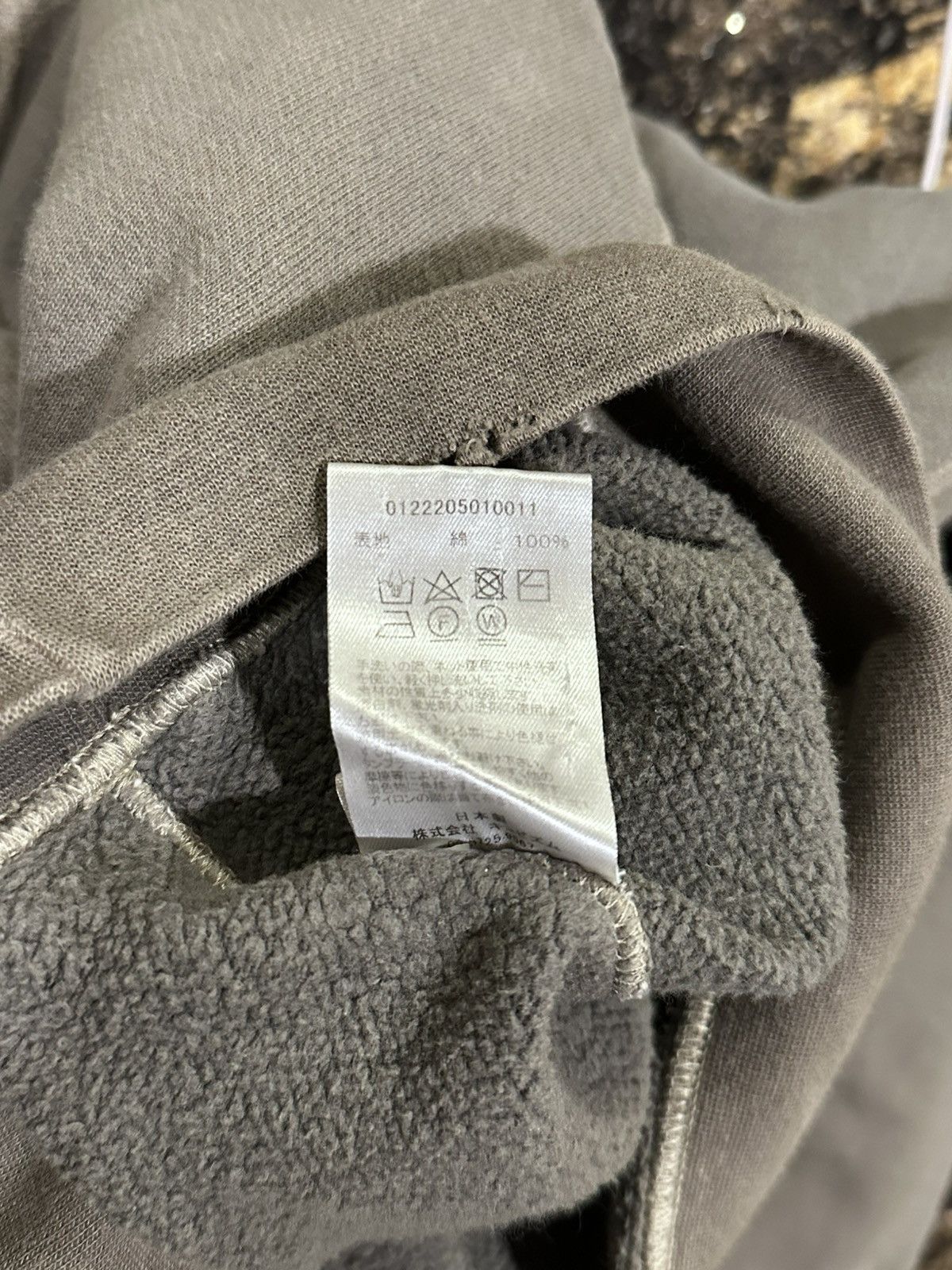 Japanese Brand Visvim Jumbo Olive Green Distressed Crash PO Faded Hoodie Size US XL / EU 56 / 4 - 15 Thumbnail