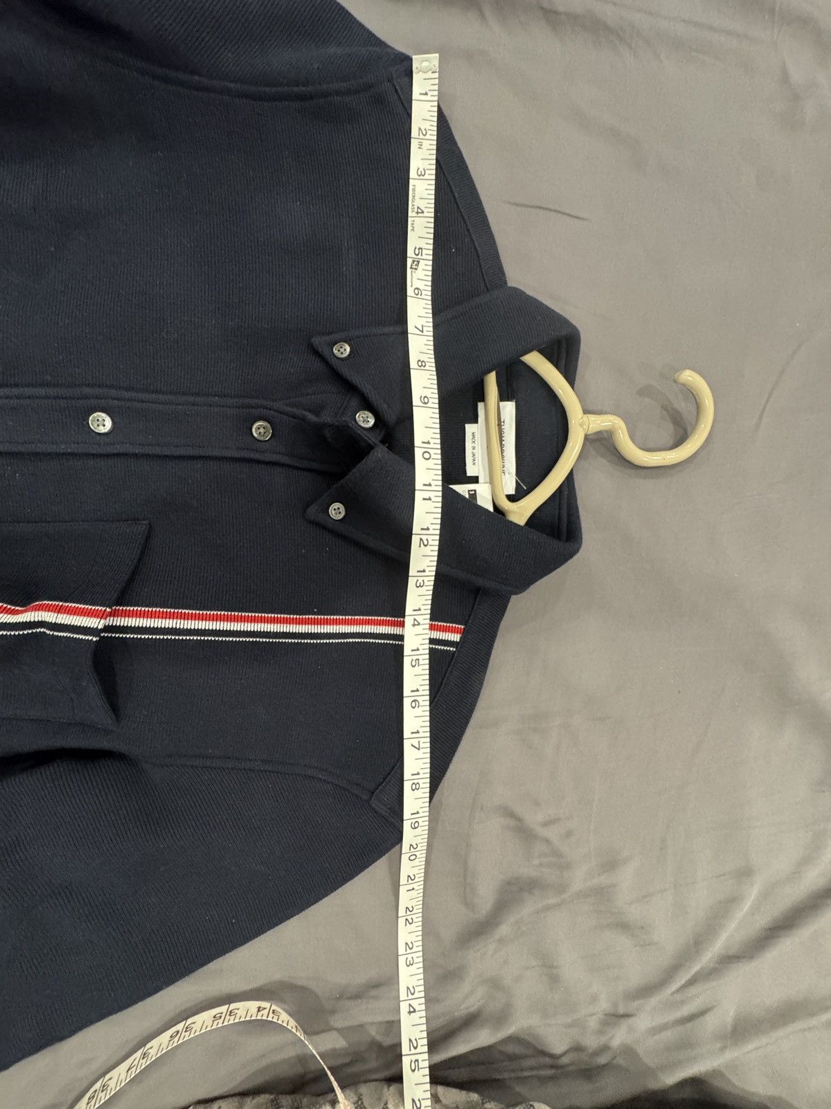 Thom Browne Thom Browne RWB-stripe cotton shirt jacket Size US S / EU 44-46 / 1 - 7 Thumbnail