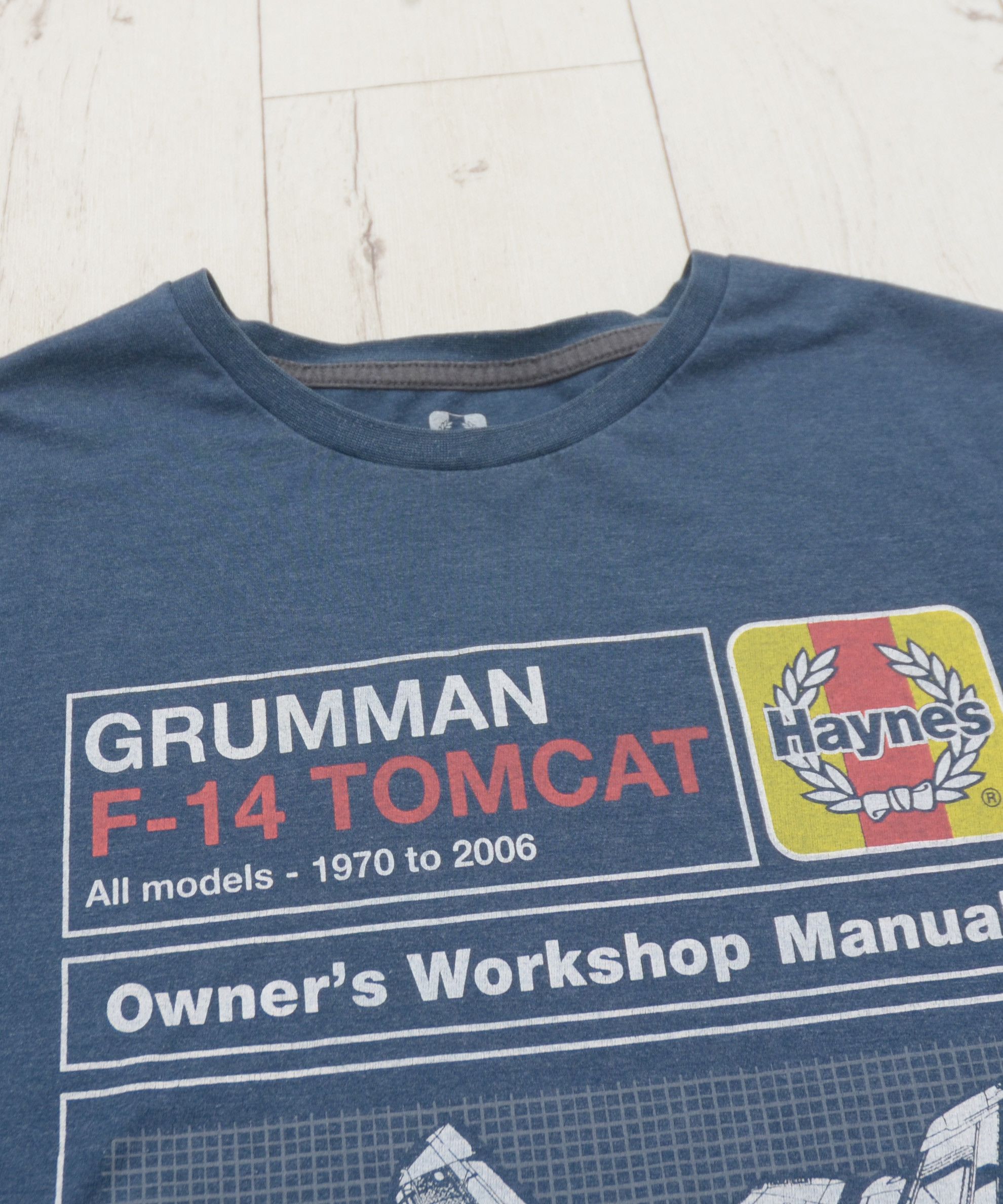 Hanes × Vintage Maverick Haynes F-14 F-16 TomCat GRUMMAN aircraft model Size US L / EU 52-54 / 3 - 5 Thumbnail