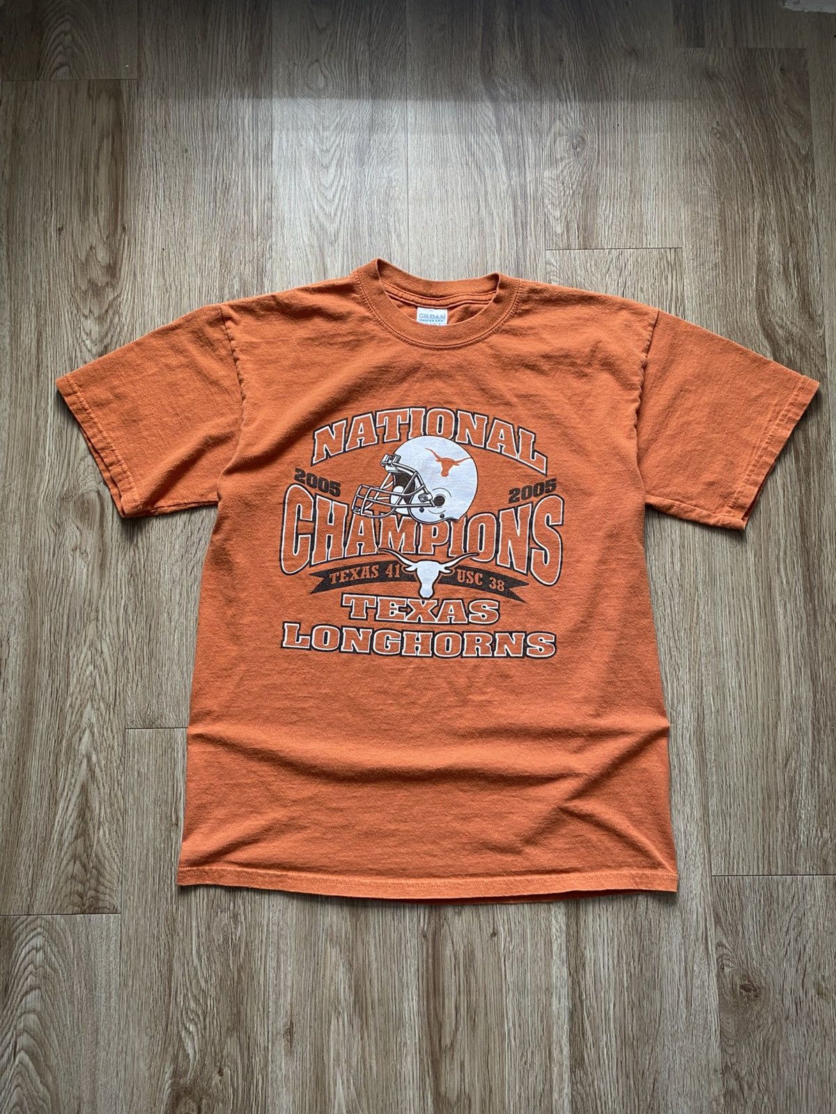 VINTAGE TEXAS LONGHORNS CHAMPS NCAA COLLEGE FOOTBALL TEE