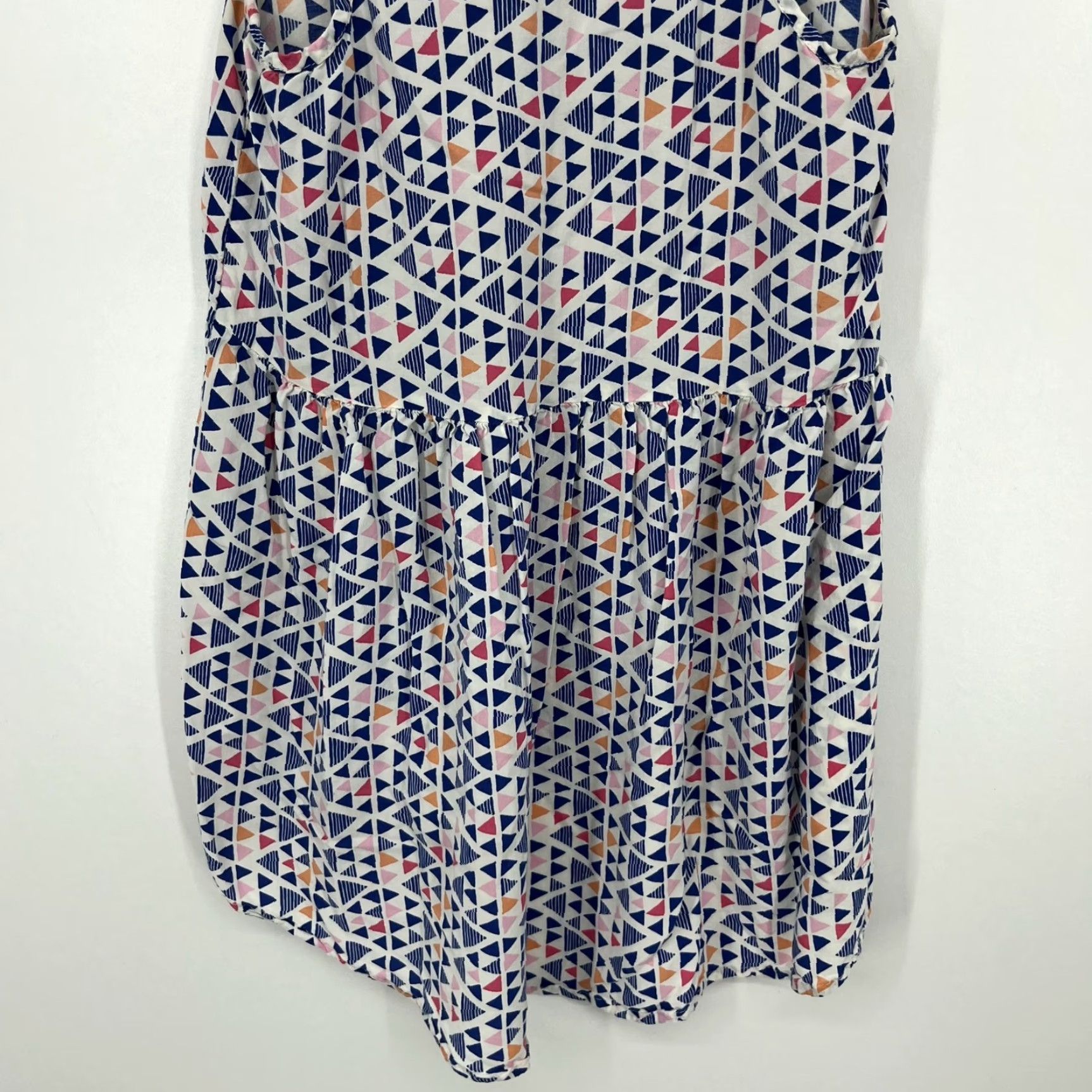 Vintage BP Tank Top Women’s Size S Blue Sleeveless Geometric Print Viscose Size S / US 4 / IT 40 - 7 Thumbnail