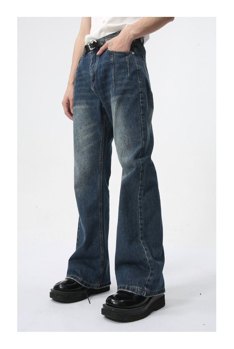 Japanese Brand × Jean High street retro distressed washed flared denim jeans Size US 32 / EU 48 - 6 Thumbnail