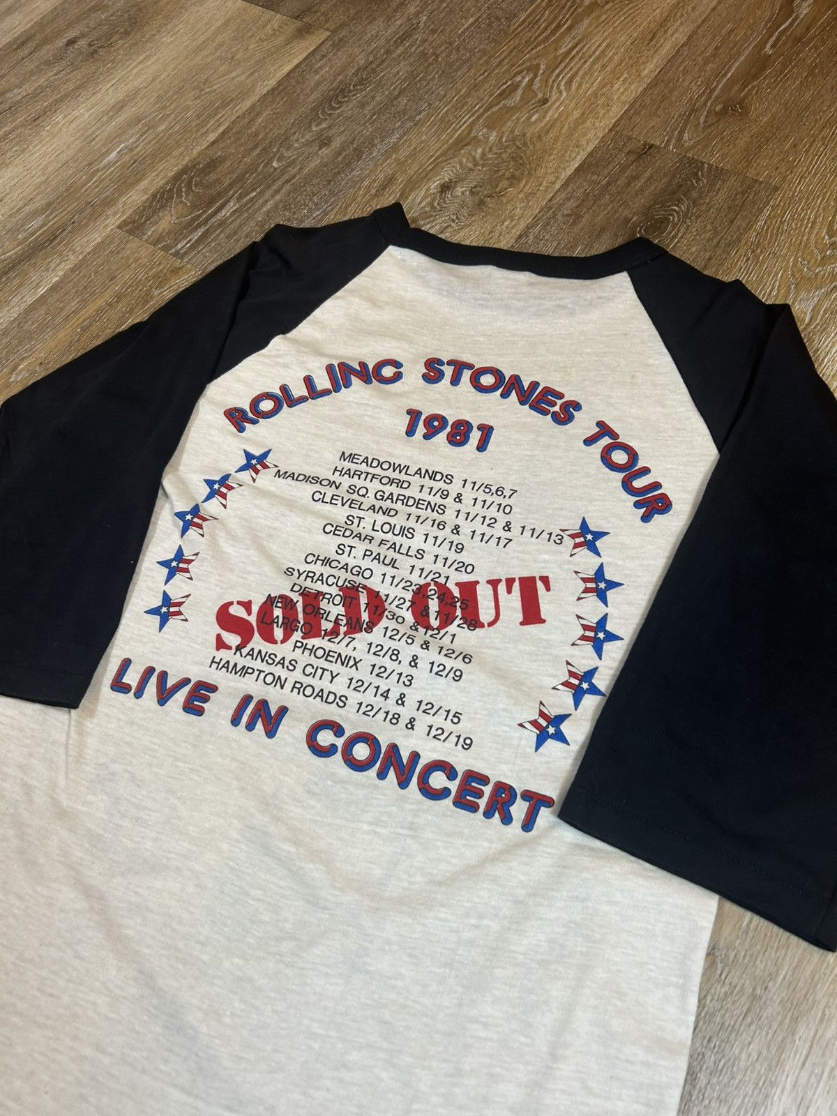 Band Tees × Vintage Super rare Rolling Stones tour quarter sleeve Size US M / EU 48-50 / 2 - 4 Thumbnail