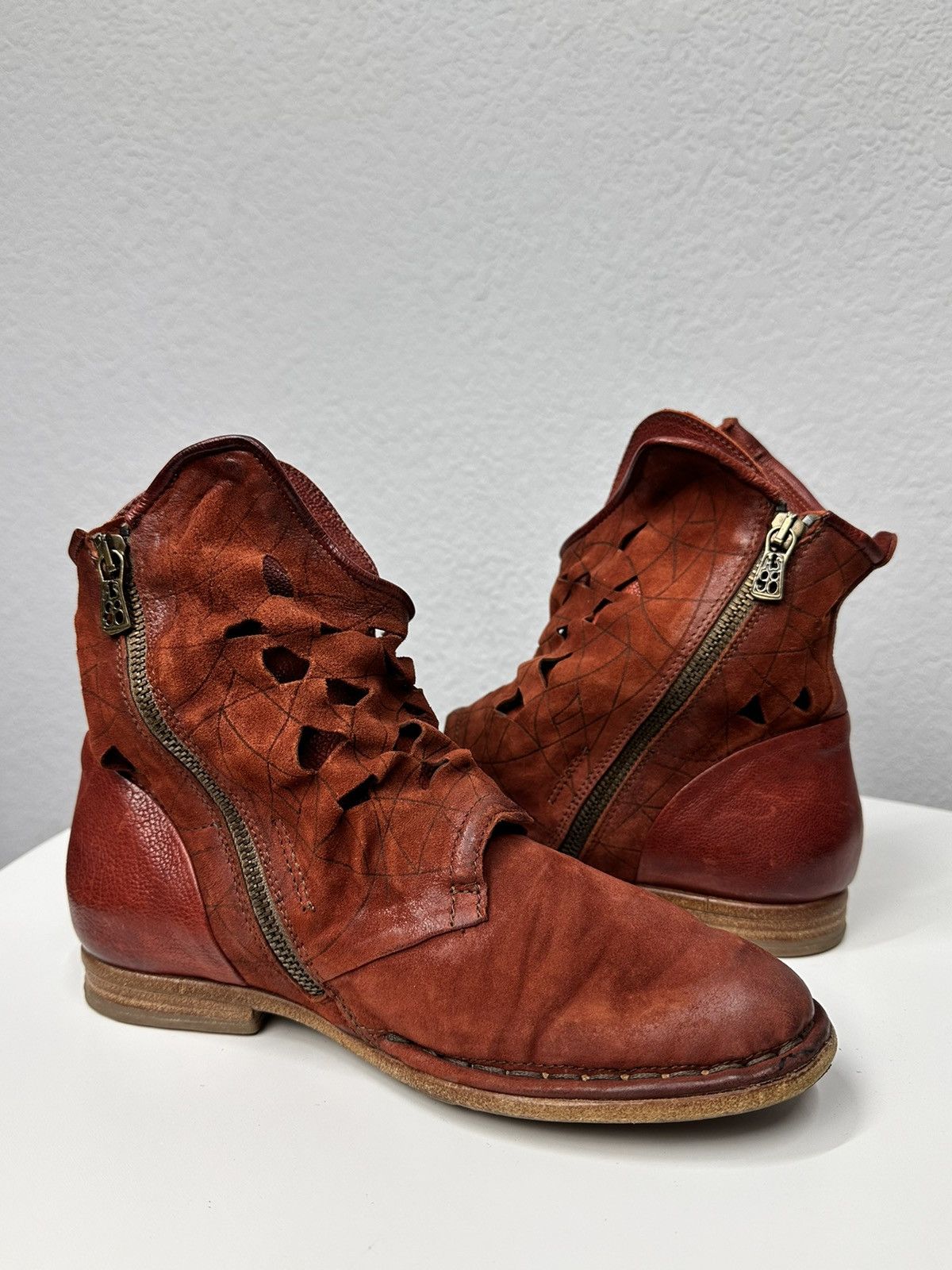 A.S.98 Vintage AS 98 Leather Boots Guidi Rick Owens MoMa Avantgarde Size US 6 / IT 36 - 7 Thumbnail