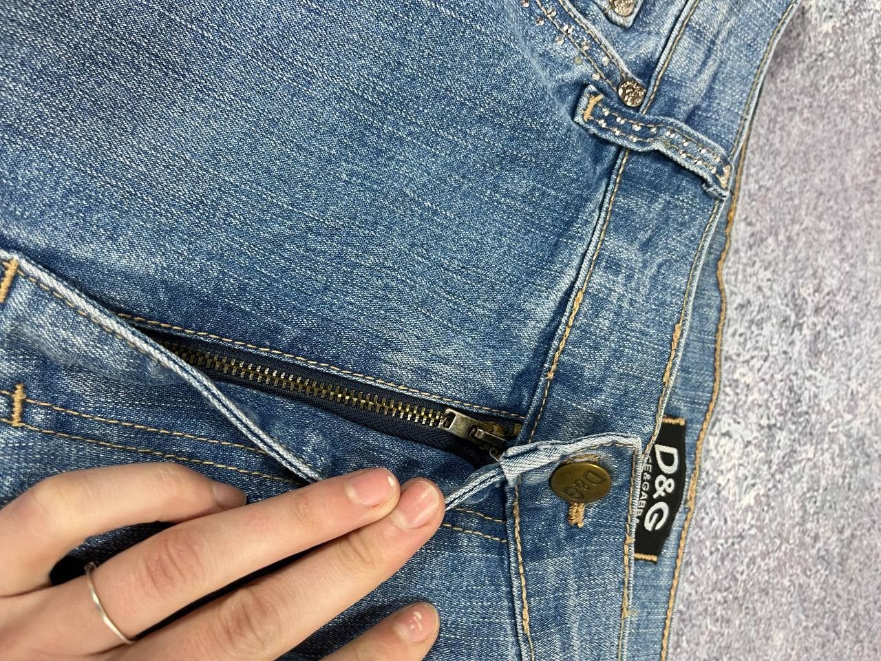 Hysteric Glamour D&G Dolce & Gabbana Style Jeans Denim Pants Japanese Y2k Size 29" - 10 Thumbnail