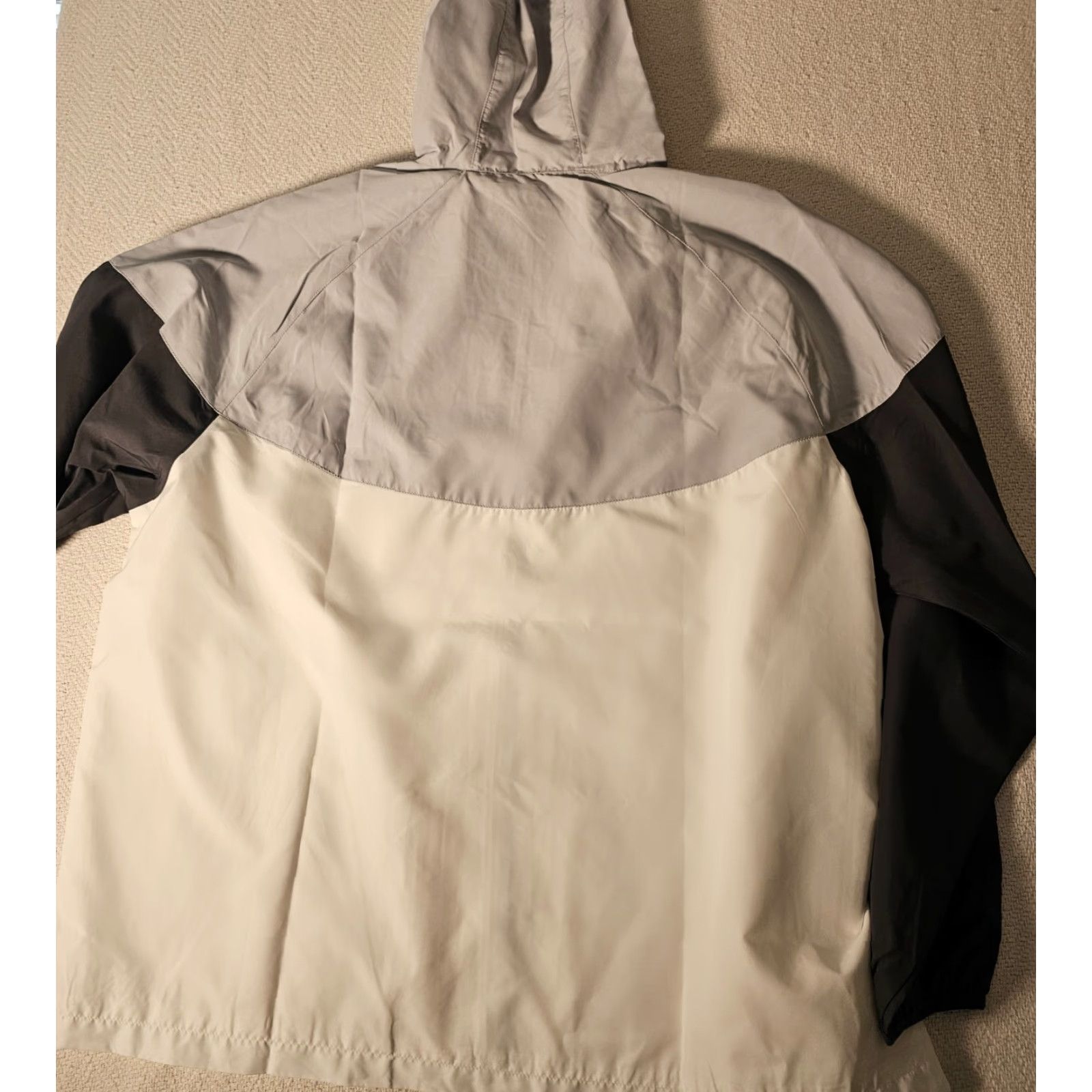 Vintage Herff Jones Windbreaker Jacket XL Hooded Full Zip White Gray Class of 2023 Size US XL / EU 56 / 4 - 7 Thumbnail