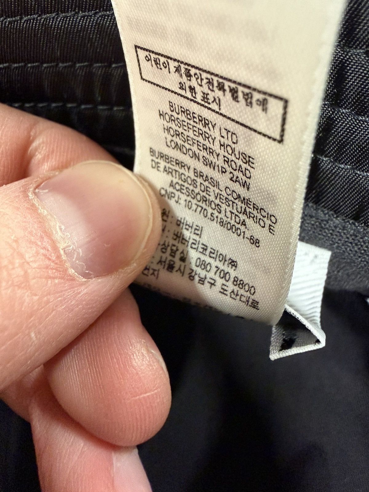 Burberry Burberry Logo Crest Bucket Hat NEW 500$ M Size ONE SIZE - 6 Thumbnail