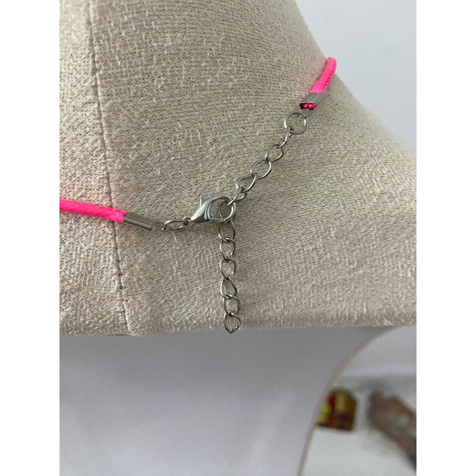 Handmade round pendant necklace faux pearl Size ONE SIZE - 4 Thumbnail