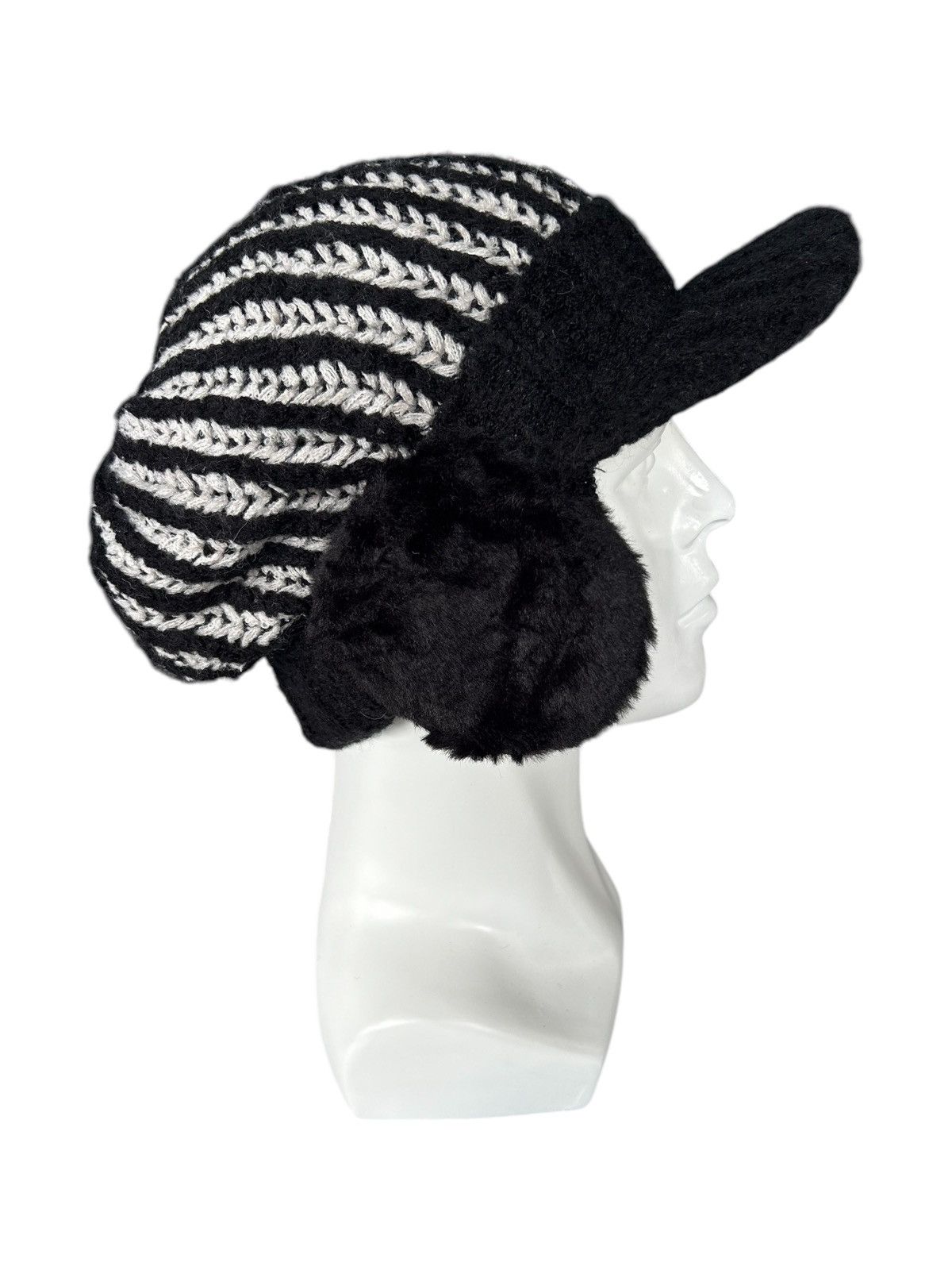 Japanese Brand × Kapital × Vintage Japanese Brand Punk Bondage Style knitted Big Hats Rare🎌☠️ Size ONE SIZE - 5 Thumbnail