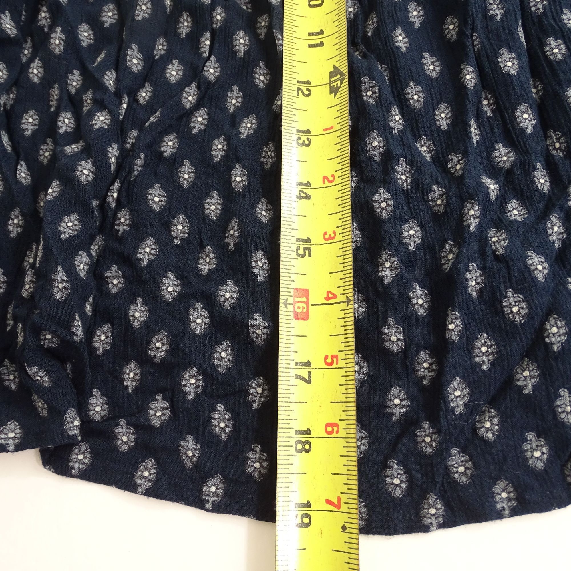Hollister Hollister Top Women Size S Navy Blue Boho With Crochet Size S / US 4 / IT 40 - 10 Thumbnail