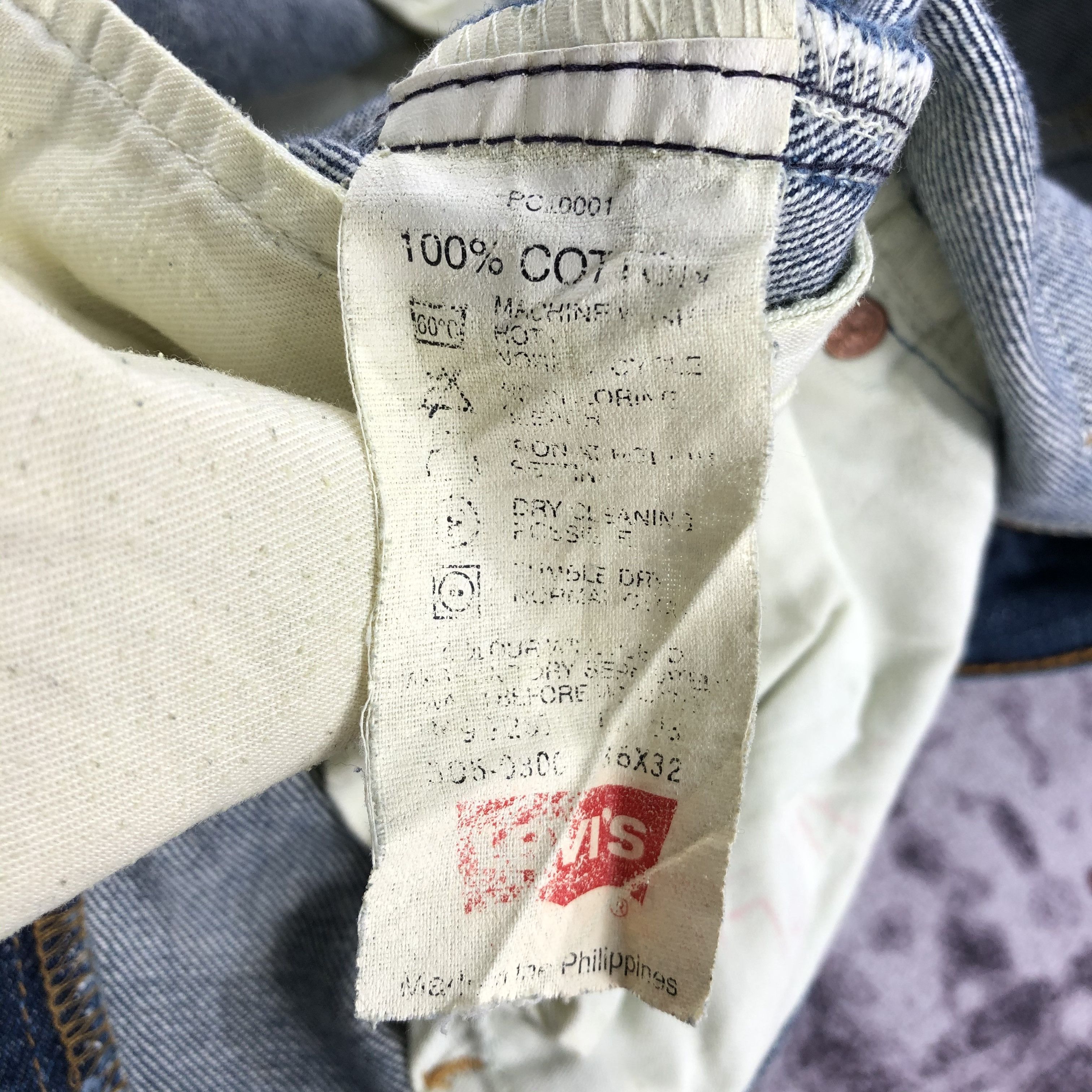 Levi's × Vintage Vintage 90s Blue Wash Levis 505 Jeans-JM2202 Size US 36 / EU 52 - 12 Thumbnail