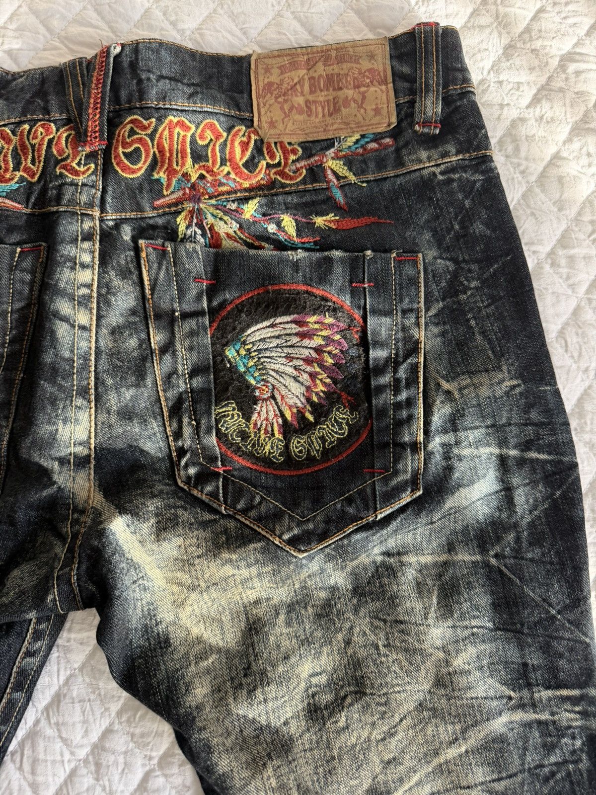 Tornado Mart Vintage Flared Japanese denim Size US 34 / EU 50 - 4 Thumbnail