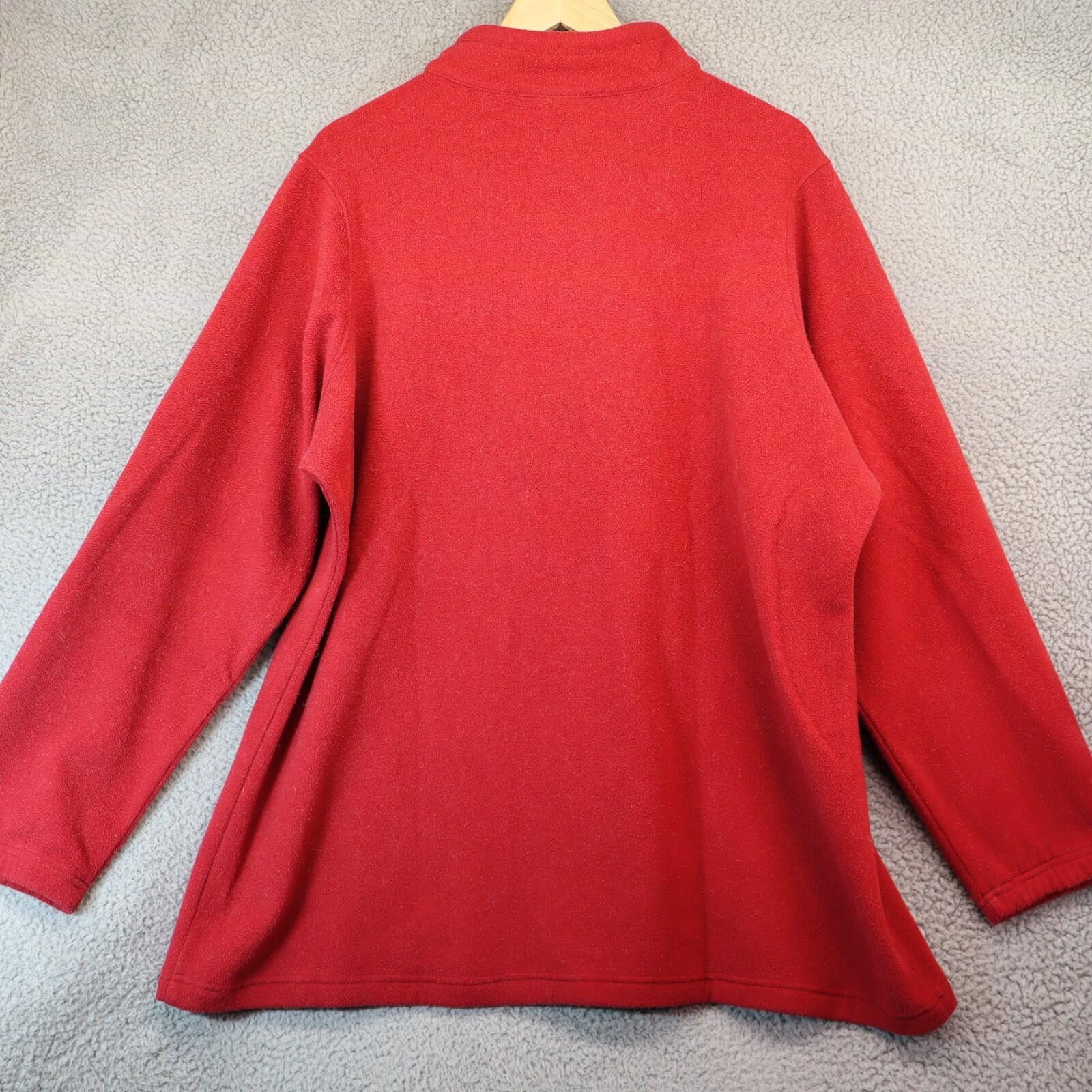 Other Washington Redskins 1/4 Zip Fleece Pullover Womens 2x Maroon Size ONE SIZE - 6 Thumbnail