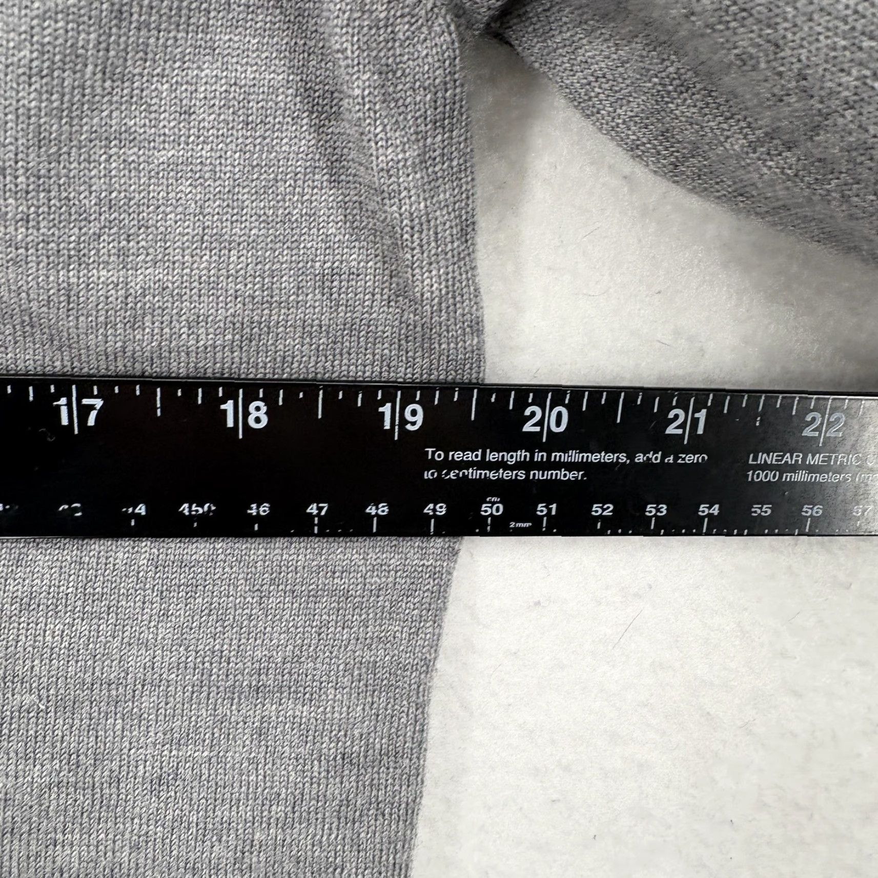 Talbots Talbots Sweater Womens Large Gray 100% Merino Wool V-Neck Knit Pullover Italy Size L / US 10 / IT 46 - 7 Thumbnail