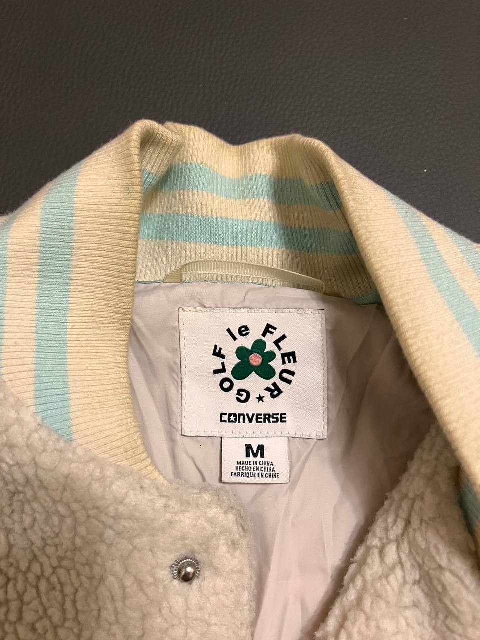 Golf le Fleur Golf/Converse Collab Varsity Jacket Medium Size US M / EU 48-50 / 2 - 4 Thumbnail
