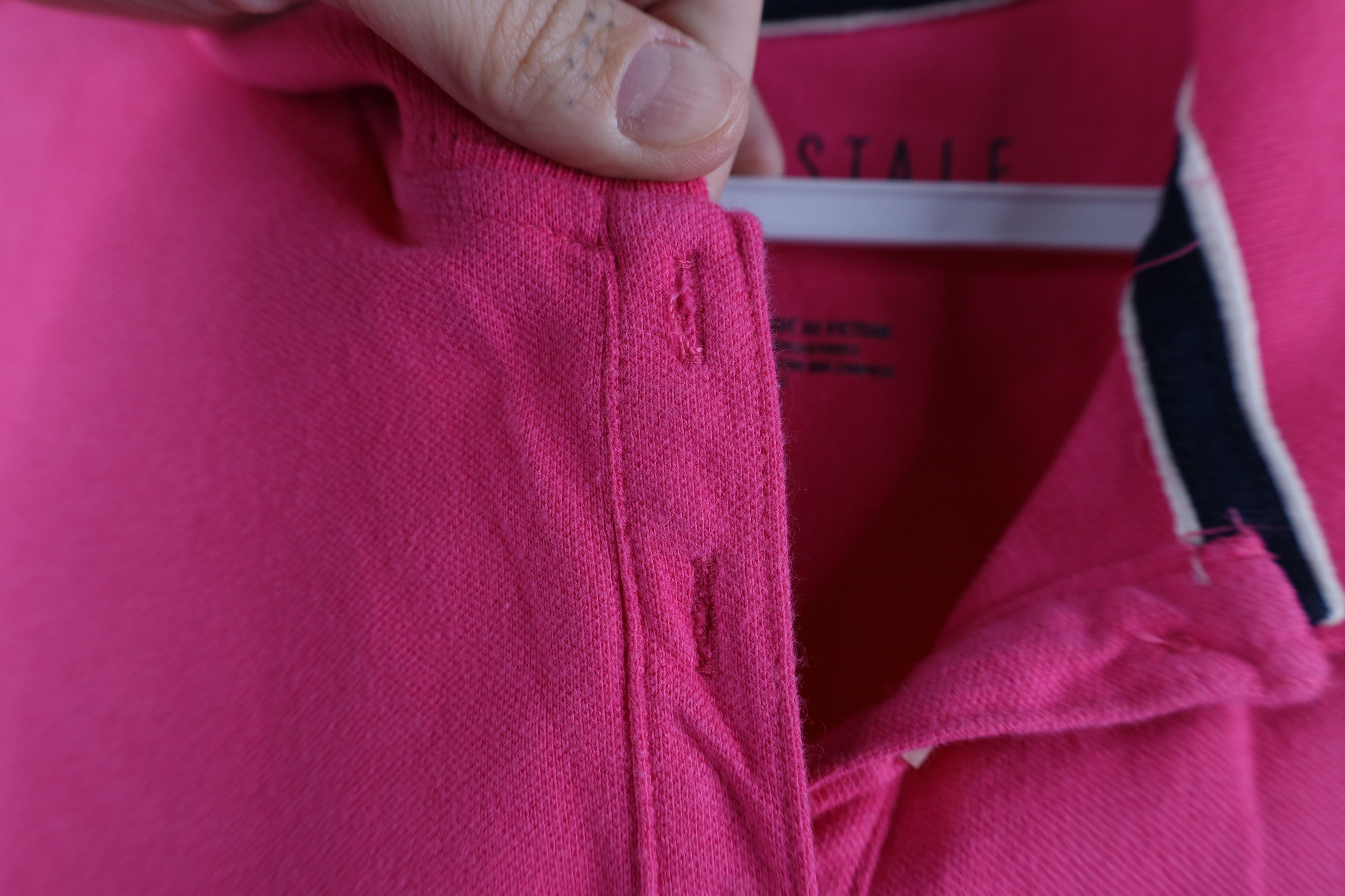 Aeropostale Vintage Y2K Aeropostale Babydoll Collared Polo Shirt Pink Size L / US 10 / IT 46 - 6 Thumbnail