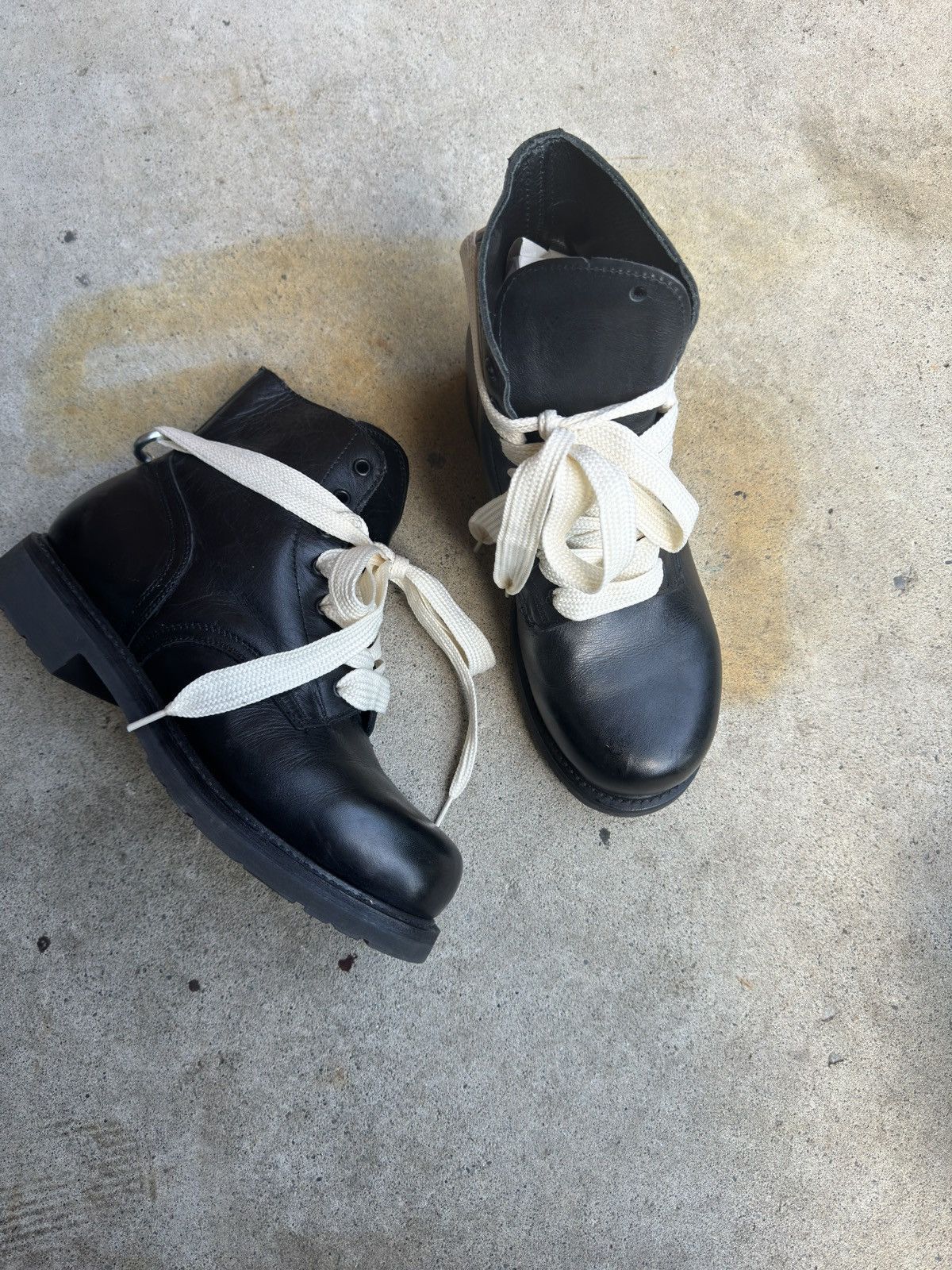 Other 1980s Vintage Leather Combat Ankle Boots Size US 8 / EU 41 - 8 Thumbnail