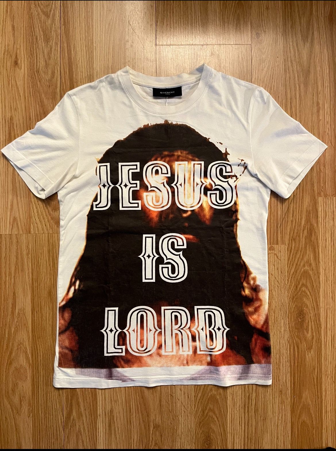 Givenchy givenchy jesus is lord tee | Grailed