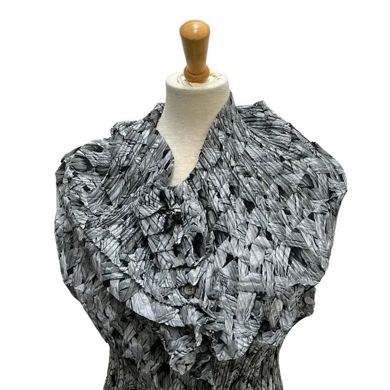 Issey Miyake Issey Miyake Printed Turtleneck Top Size L / US 10 / IT 46 - 5 Thumbnail