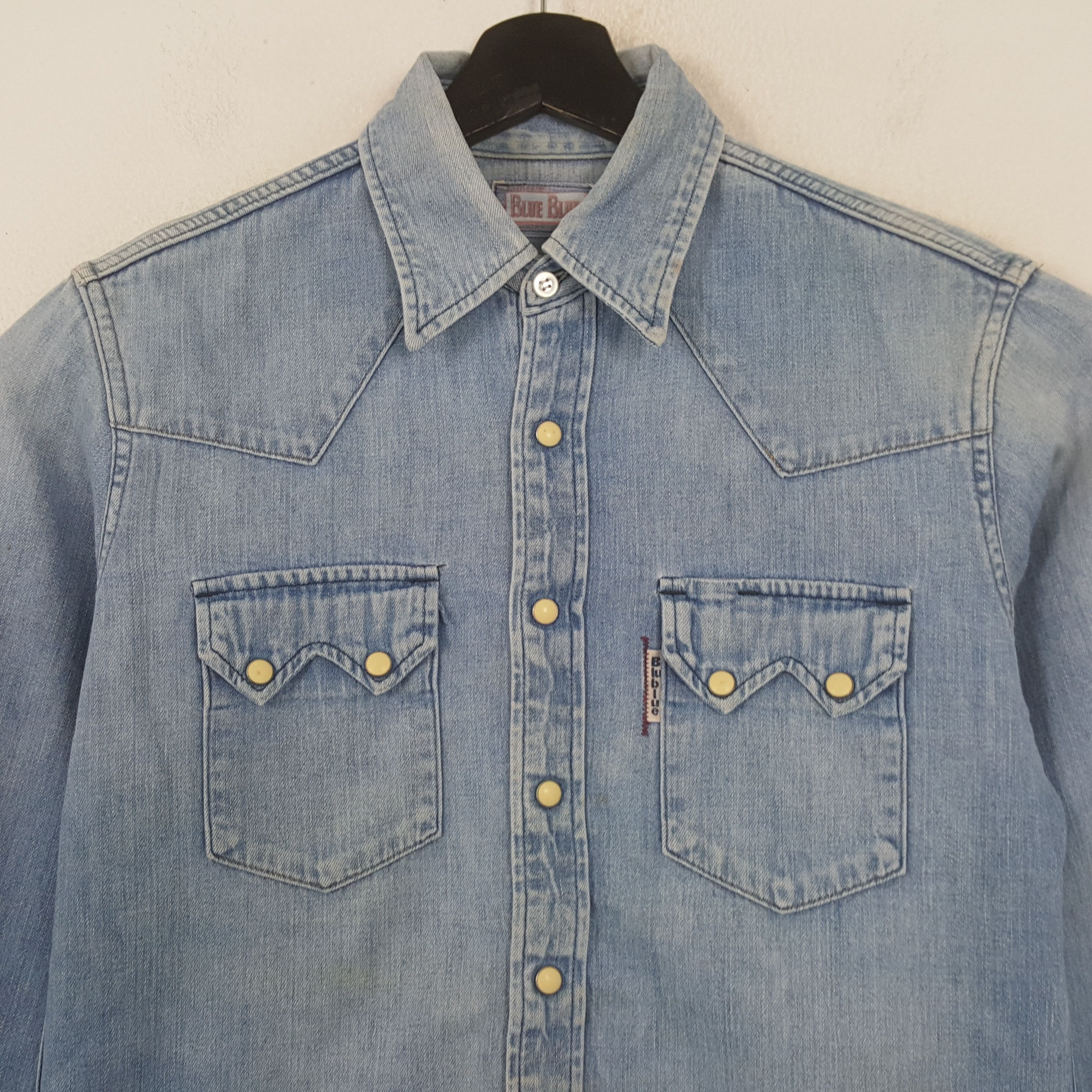 Blue Blue Japan Blue Blue Japanese Brand Style Shirt RR7 Size US S / EU 44-46 / 1 - 2 Thumbnail