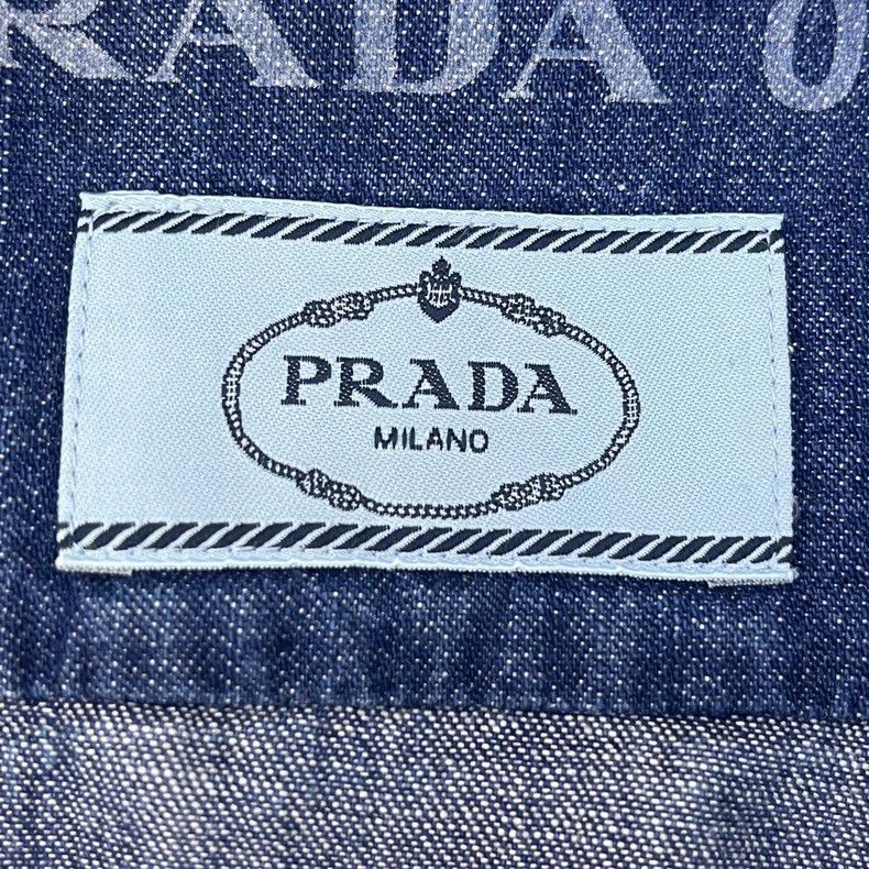 Prada Prada Size 39 Blue washed denim shirt 2502-Nextarrow Size US XXS / EU 40 - 5 Thumbnail