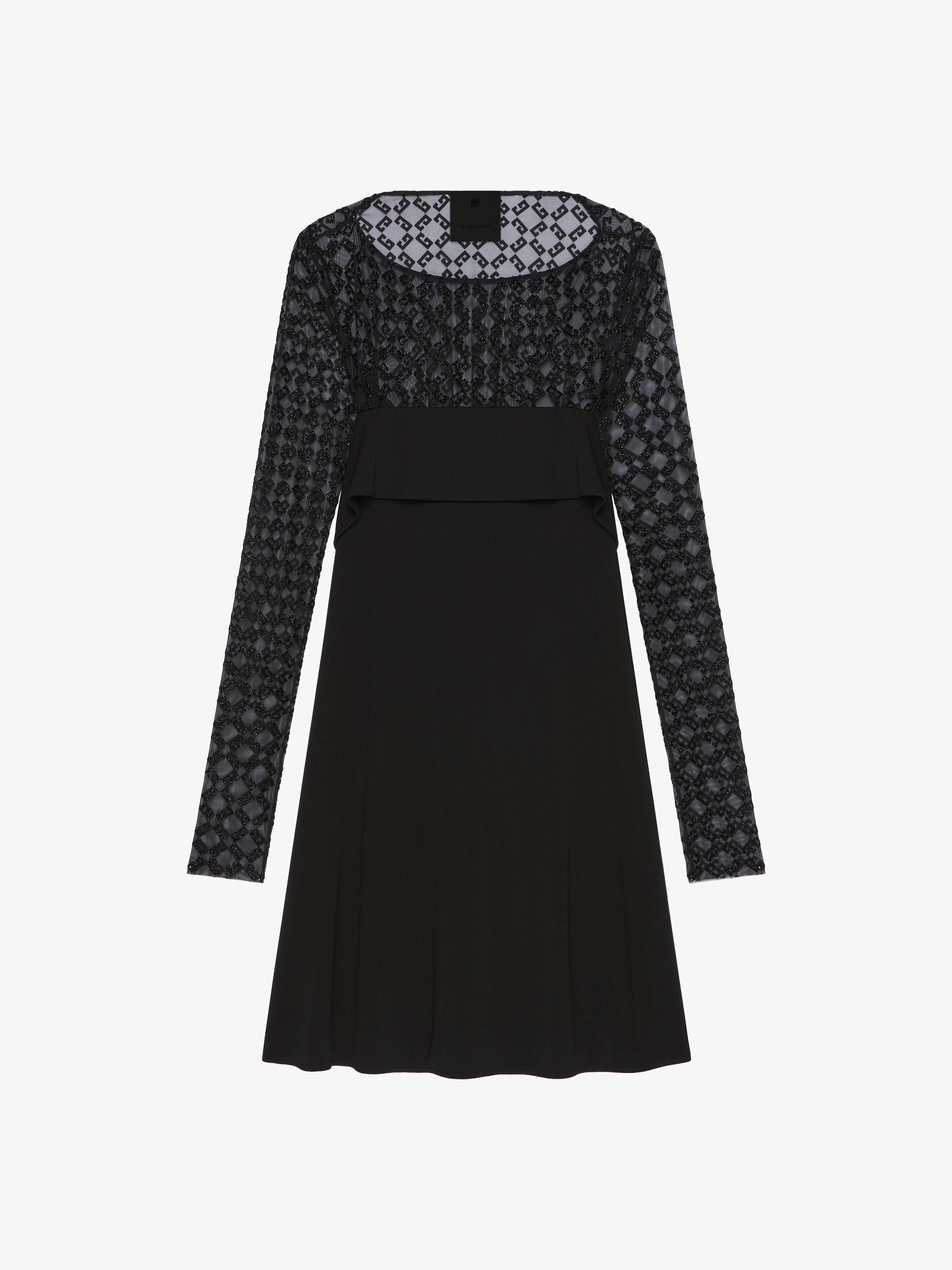 Givenchy o1n1vont0326 Draped Dress in Black Size XS / US 0-2 / IT 36-38 - 1 Thumbnail