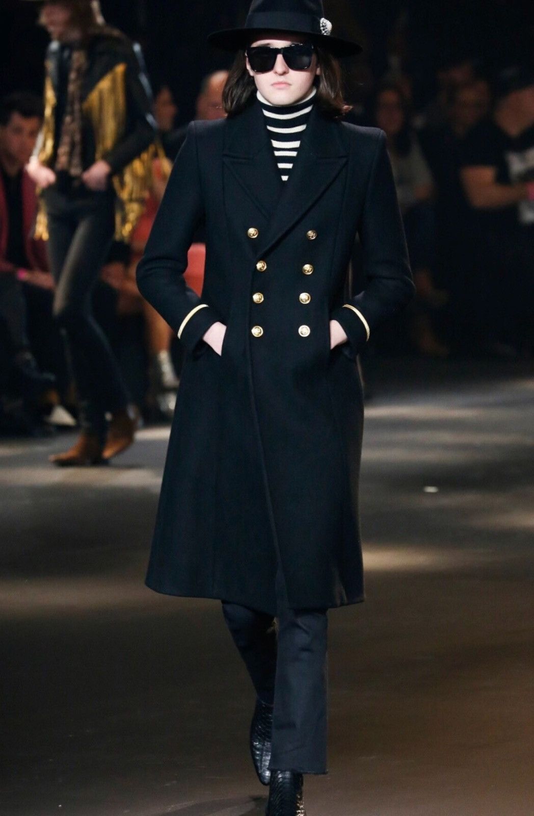 Saint Laurent Paris Saint Laurent SLP 2016FW Court Lion Gold Button Coat Size US S / EU 44-46 / 1 - 3 Thumbnail