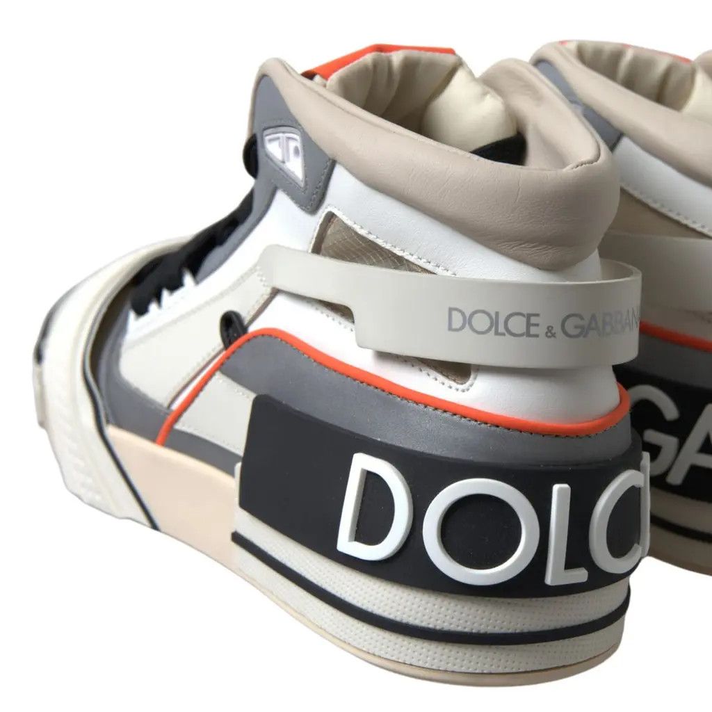 Dolce & Gabbana o1y0125 Logo Hi-Top Sneakers in Multicolor Size US 7 / EU 40 - 6 Thumbnail