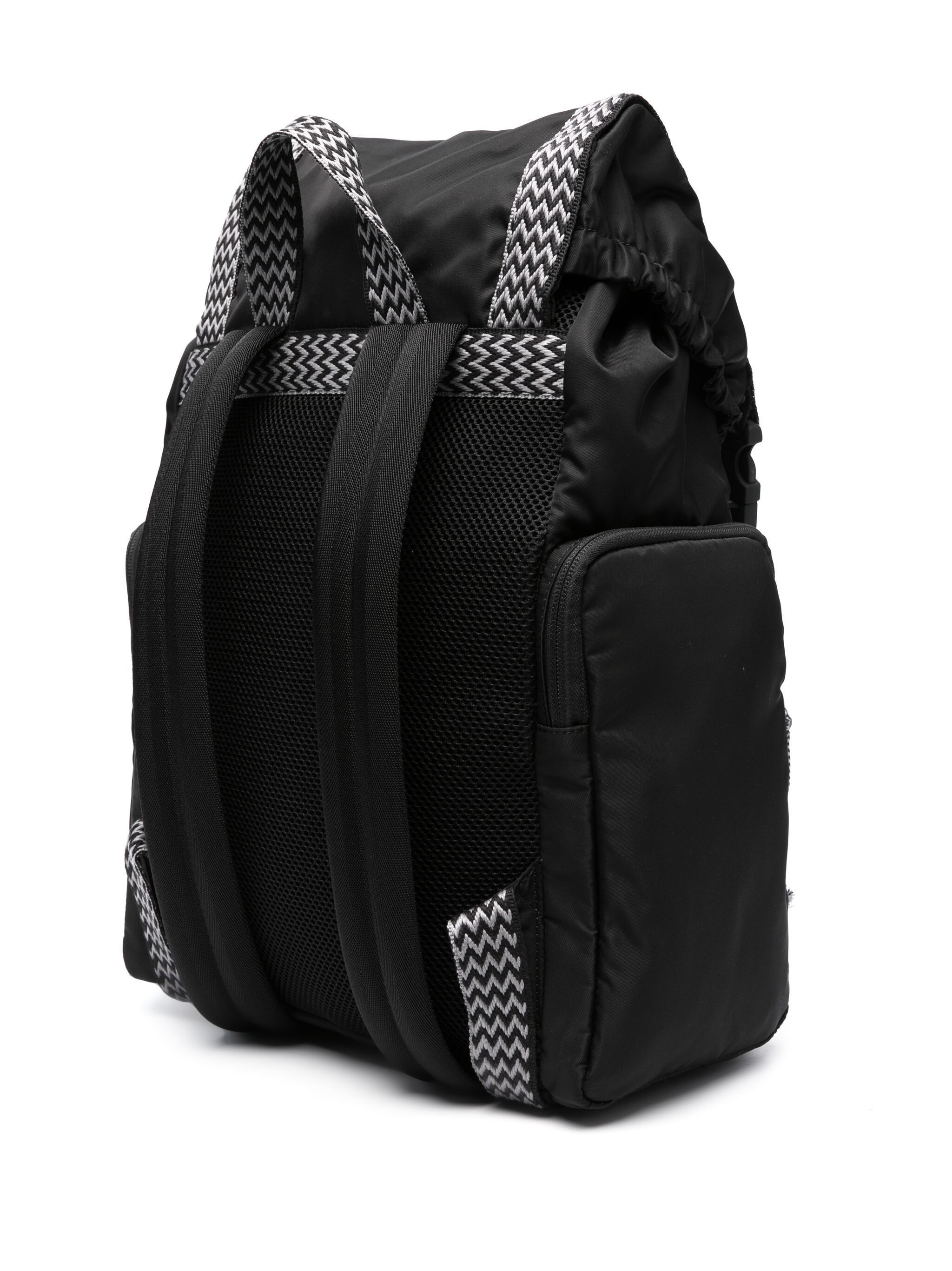 Lanvin o1w1db10125 Size: OS / Curb Strap-Detail Backpack in Black Size ONE SIZE - 3 Thumbnail