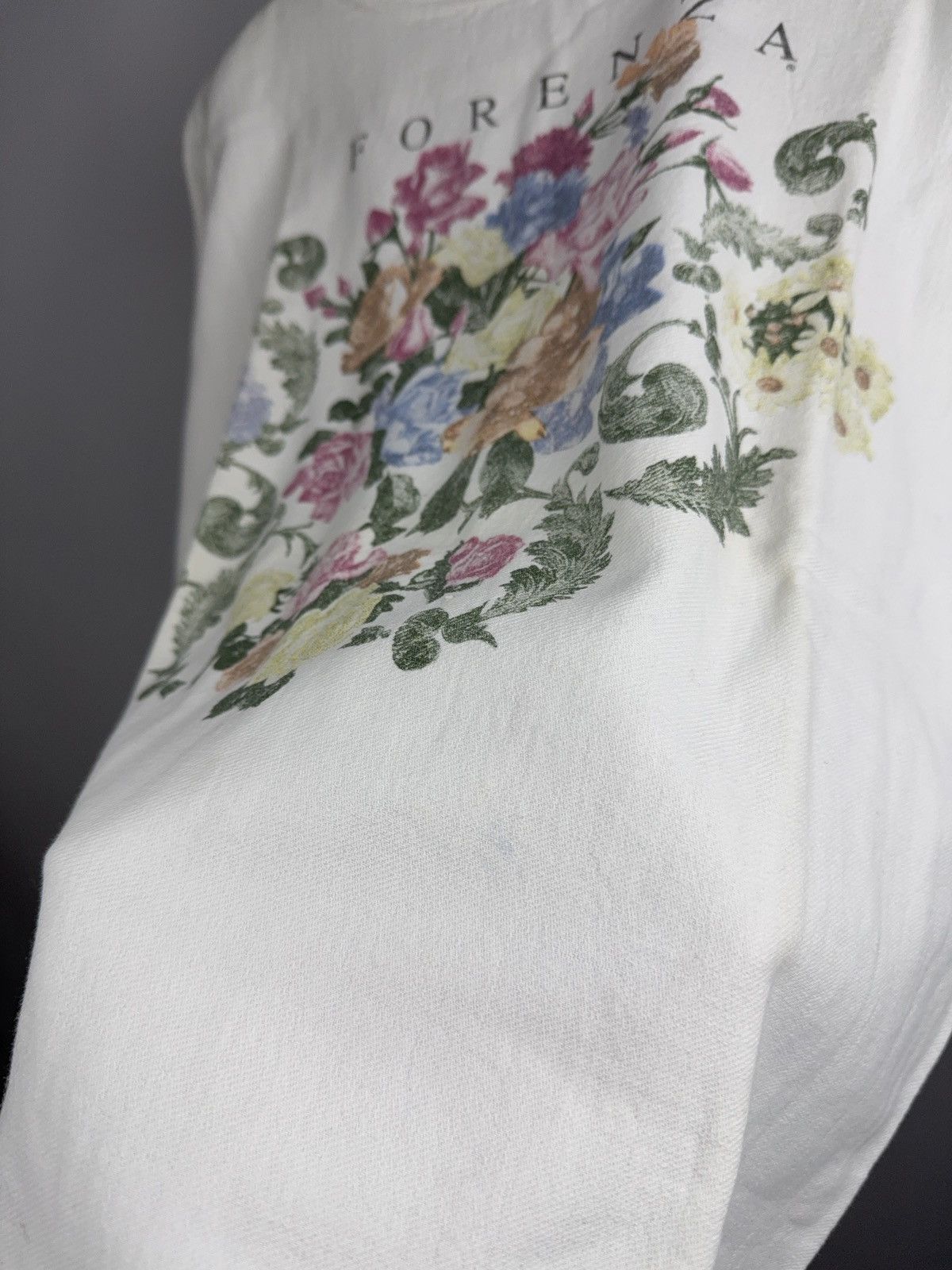 Vintage Retro 90s Vintage Forenza Floral Crewneck Made in USA Size M / US 6-8 / IT 42-44 - 4 Thumbnail