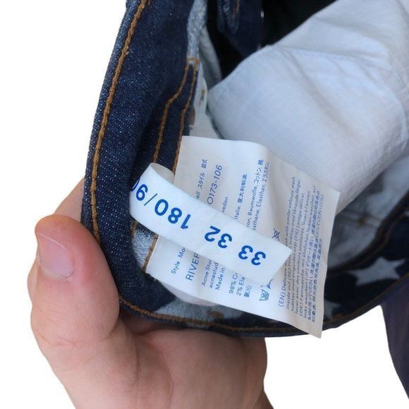 Acne Studios RARE Acne Studios Jeans Size 33 River Star P Blue Size US 33 - 8 Thumbnail