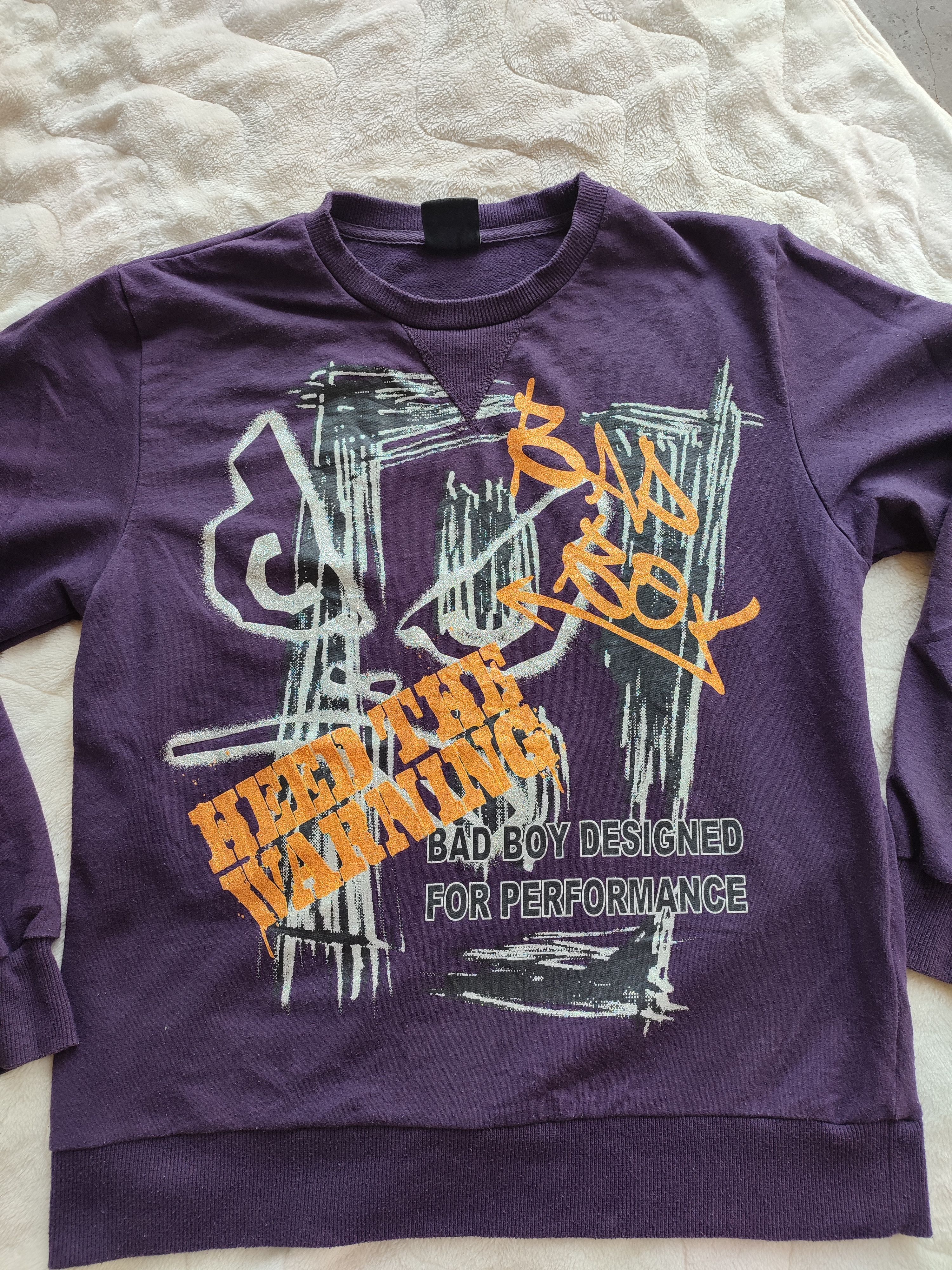 Vintage 💥90s💥 BAD BOY FOR PERFORMANCE SWEATSHIRT Size US S / EU 44-46 / 1 - 8 Thumbnail