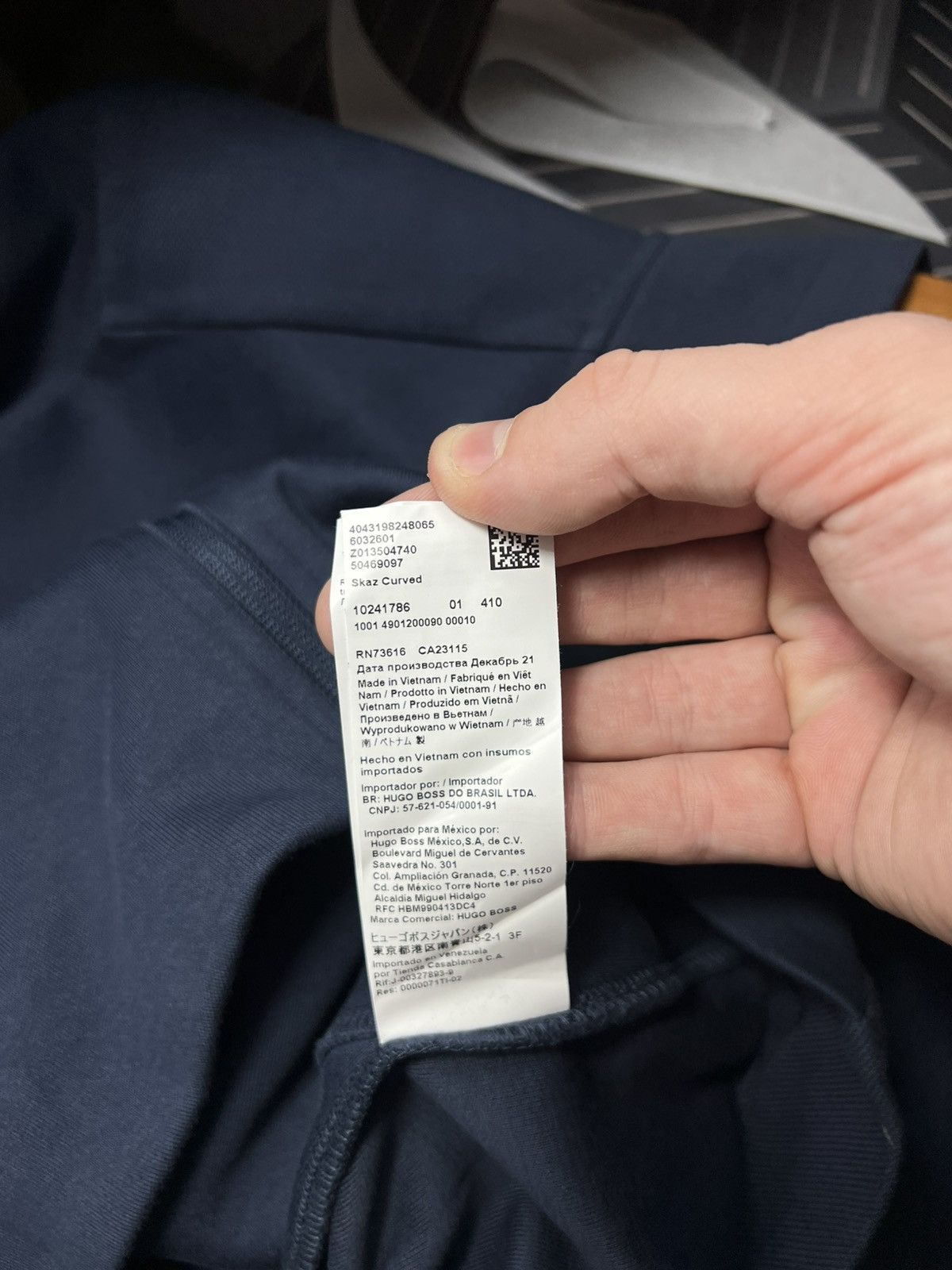 Hugo Boss 🔥 BOSS Mens Navy Full Zip Track Jacket Logo — Size M Size US M / EU 48-50 / 2 - 17 Thumbnail