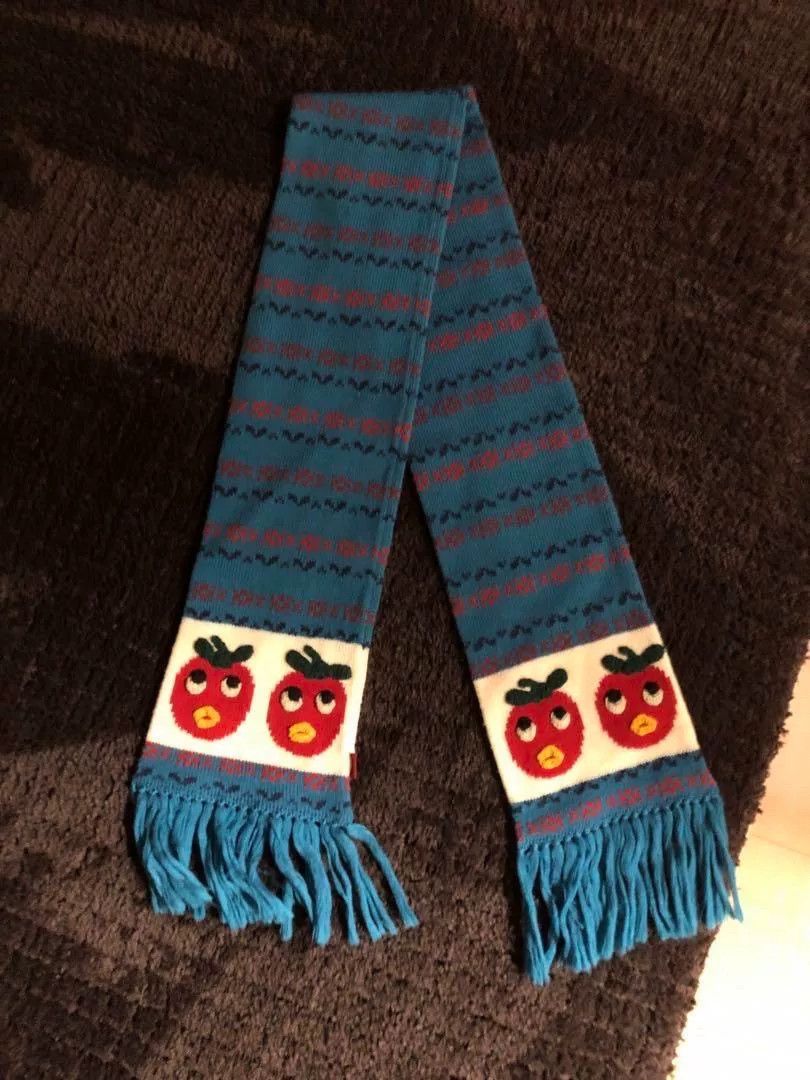 Rare Hysteric Glamour Blue Tomato Bird Scarf