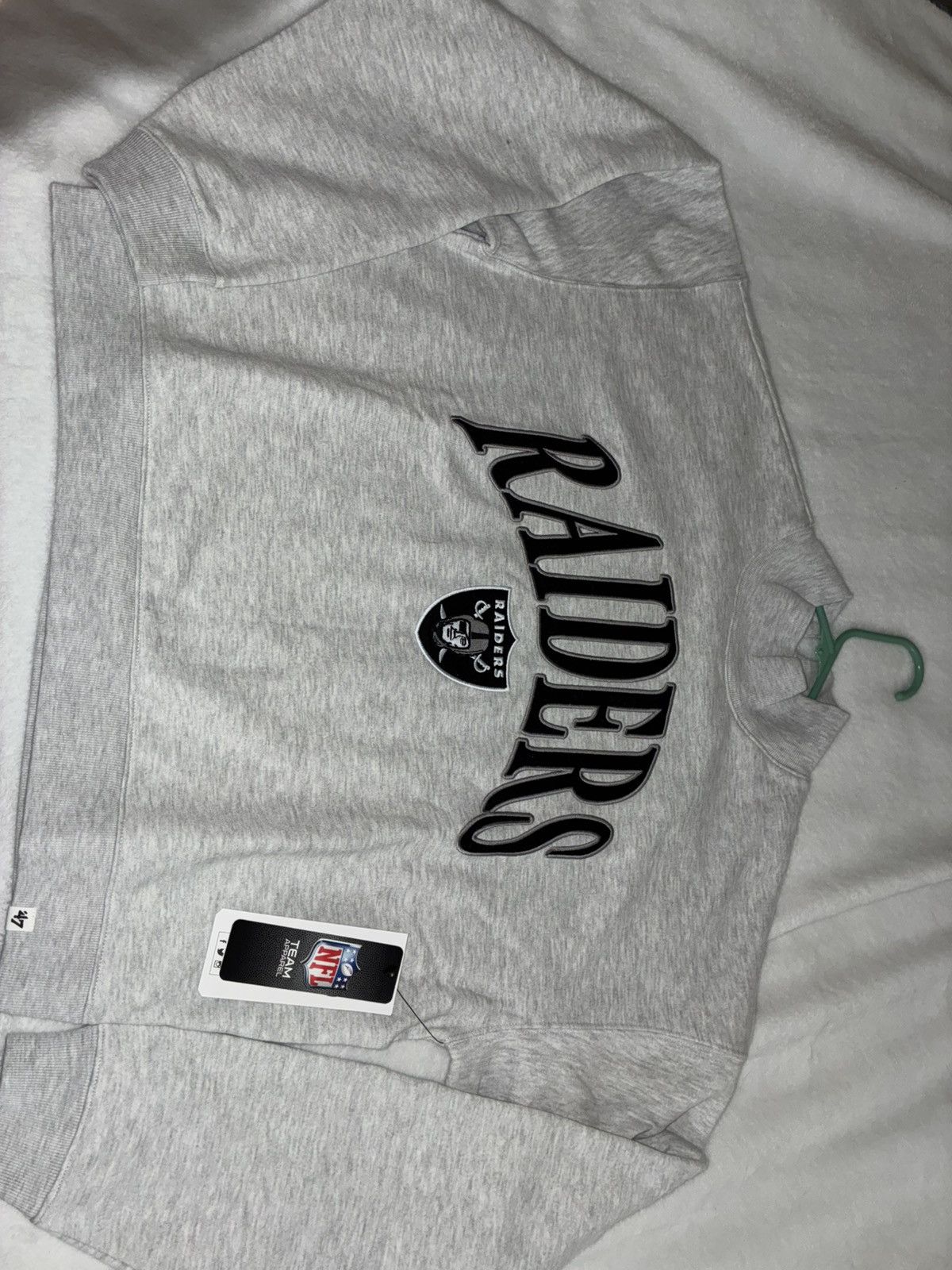47 Brand × NFL NEW Ladies' NFL Pullover - Las Vegas Raiders, Medium Size M / US 6-8 / IT 42-44 - 3 Thumbnail