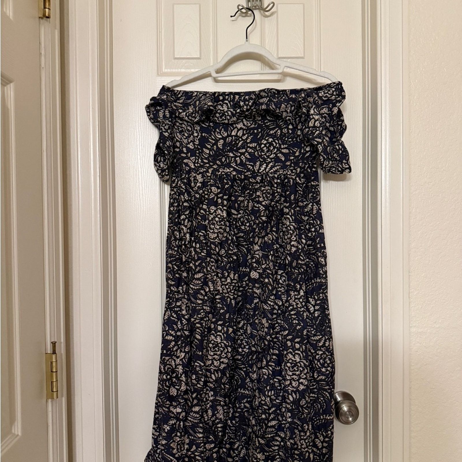 Apiece Apart Apiece Apart Novella Maria Off The Shoulder Floral Dress Size S / US 4 / IT 40 - 4 Thumbnail