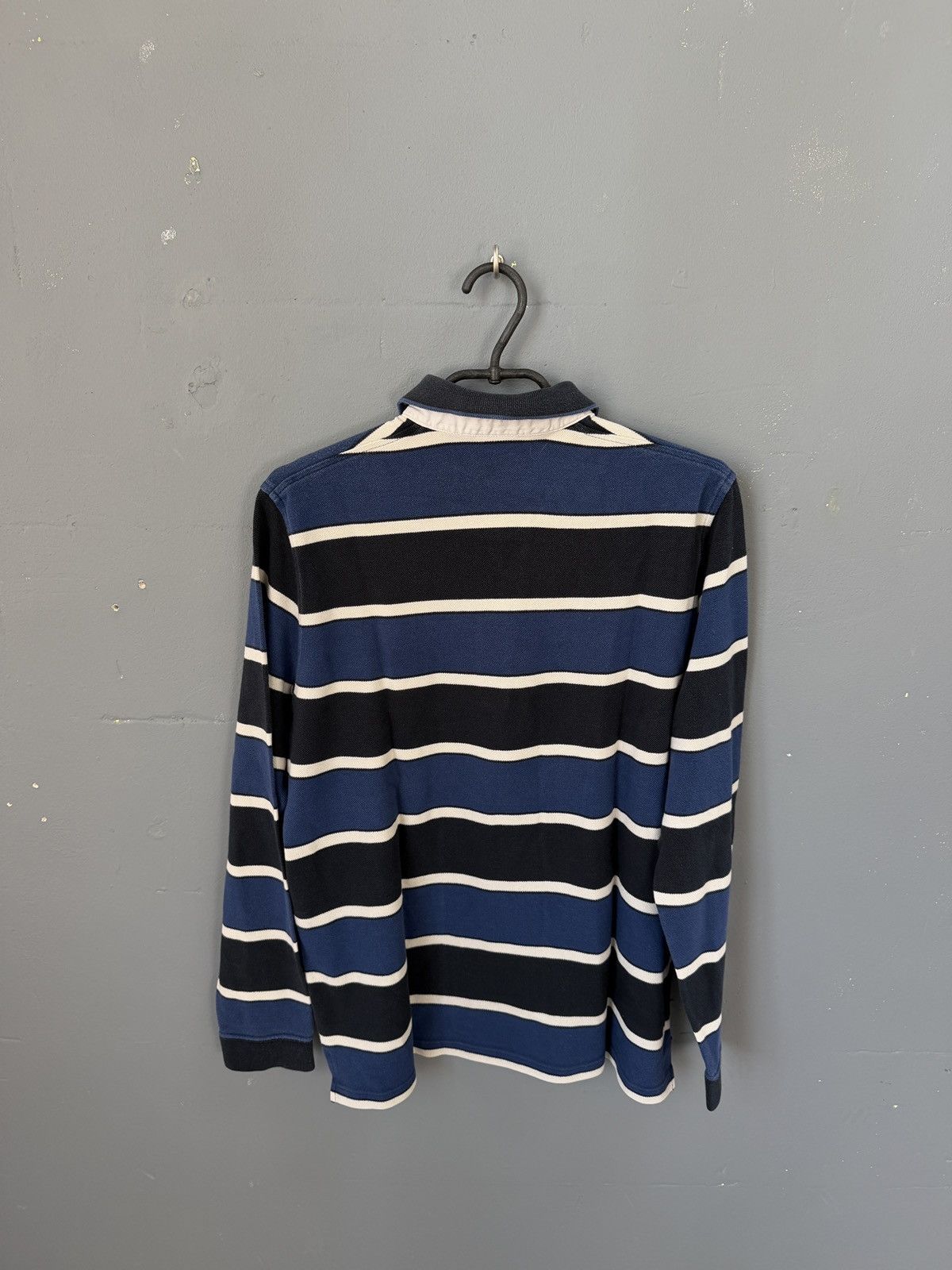 Lacoste Lacoste longsleeve striped rugby polo Size US L / EU 52-54 / 3 - 5 Thumbnail