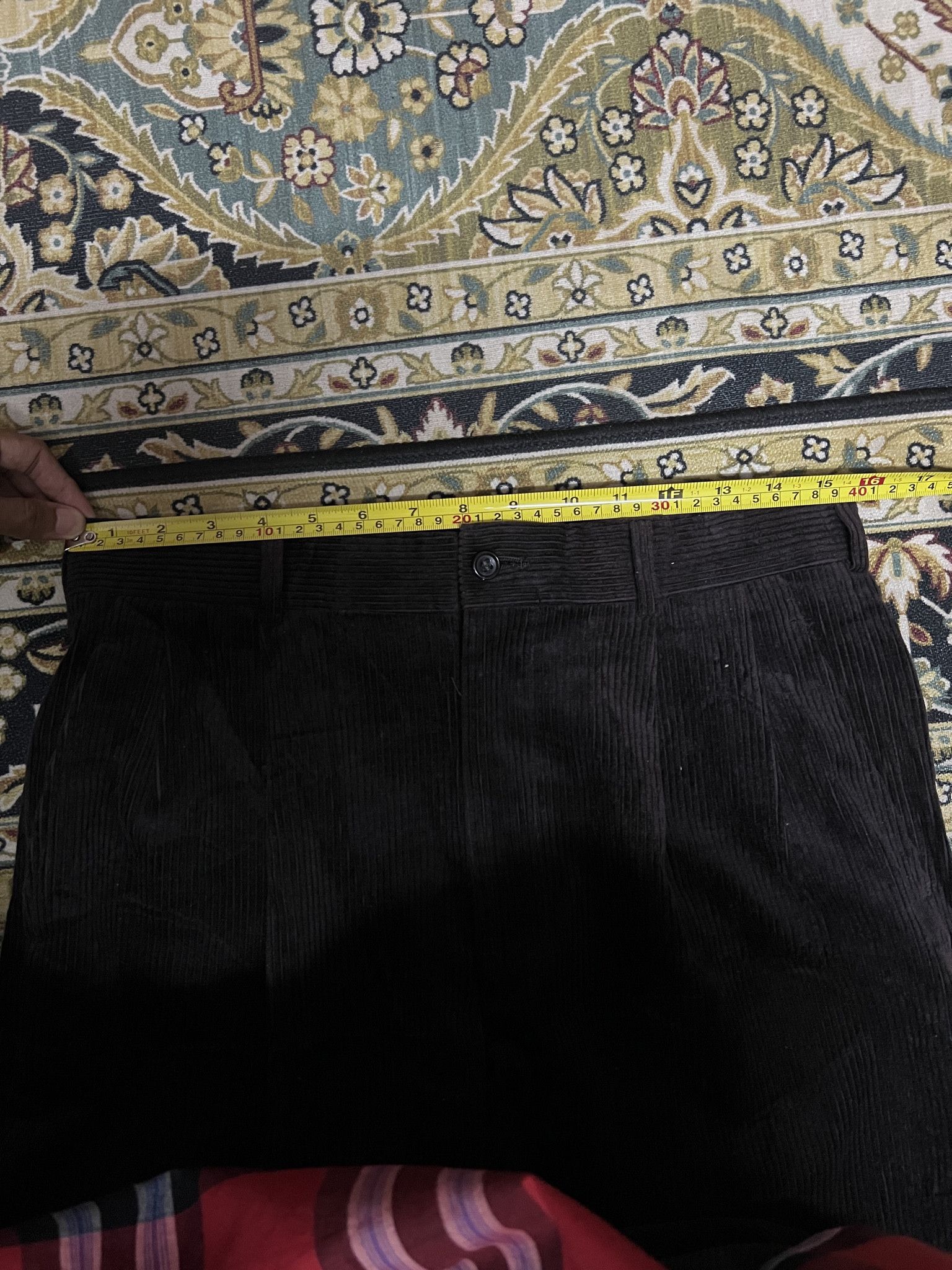 Issey Miyake Vintage 90s Issey Miyake Pleated Corduroy Pants Size US 31 - 7 Thumbnail