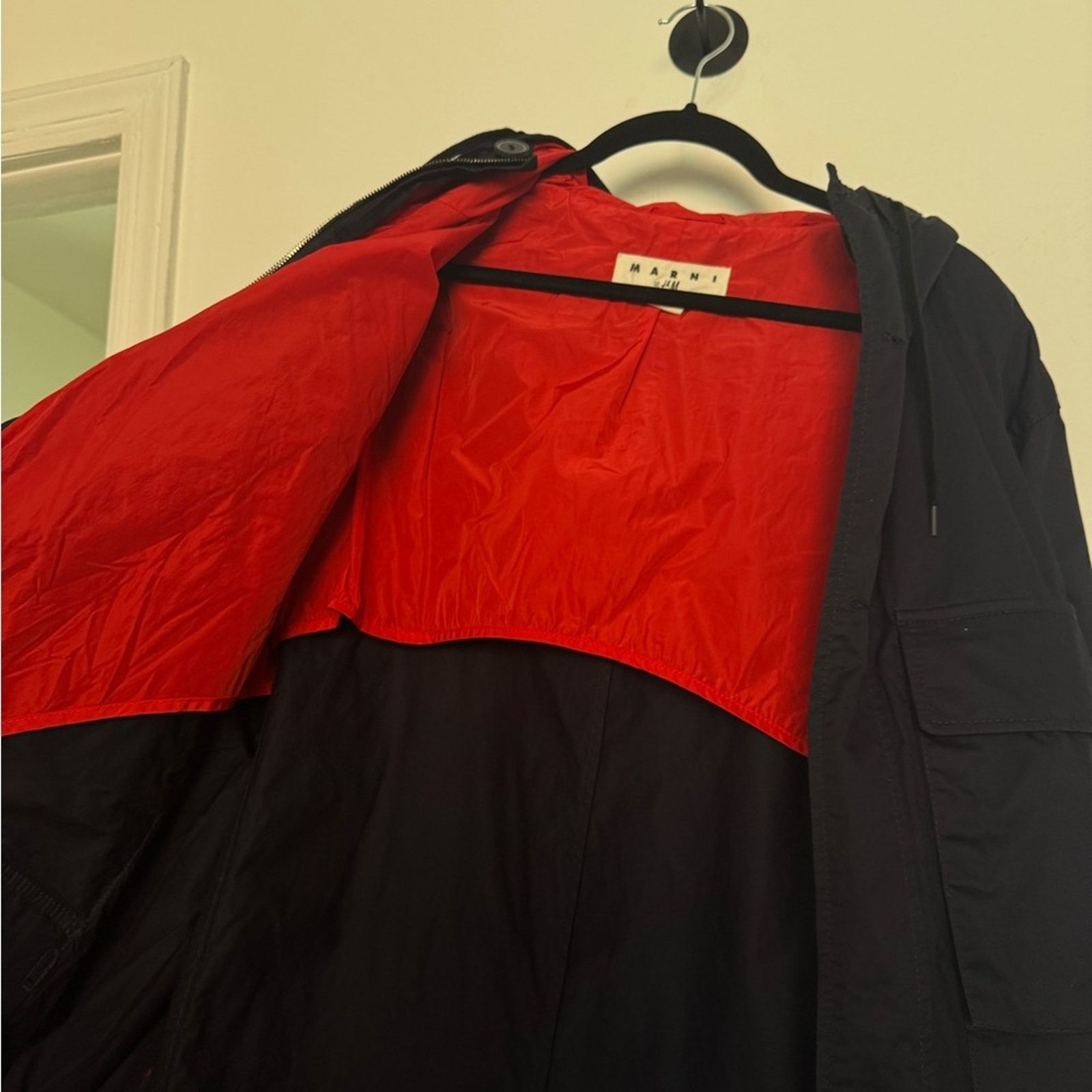 Marni H&M x Marni Collaboration Lightweight Navy Blue Parka Size US M / EU 48-50 / 2 - 3 Thumbnail