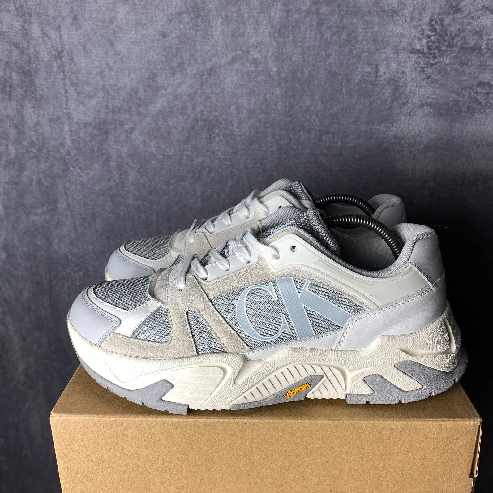 Calvin Klein Calvin Klein Jeans Chunky Runner Vibram Leather mix Size US 10 / EU 43 - 2 Thumbnail