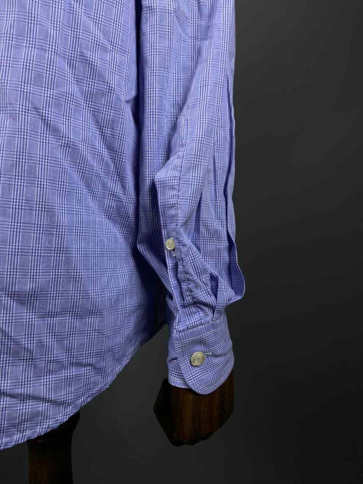 Burberry Burberrys Nova Check Blue Button Up Dress Shirt Size 42 Size US M / EU 48-50 / 2 - 10 Thumbnail