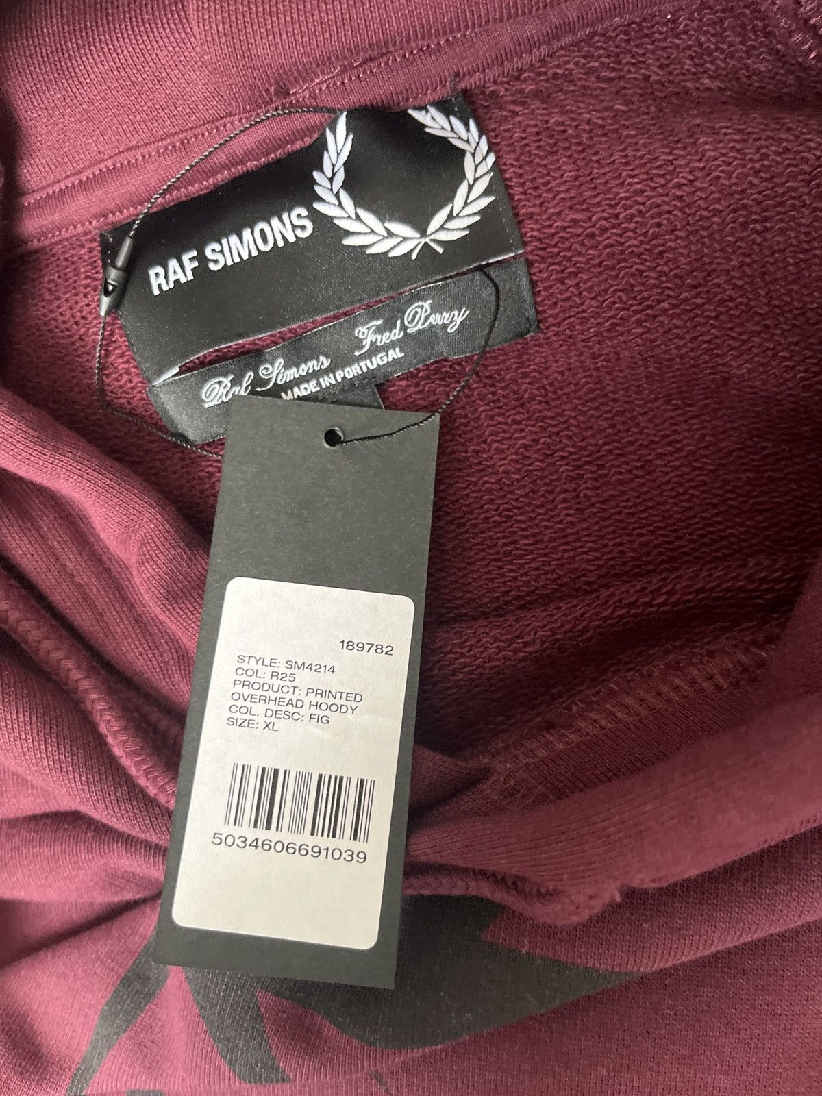 Fred Perry × Raf Simons Raf Simons X Fred Perry future strings hoodie Size US XL / EU 56 / 4 - 1 Thumbnail